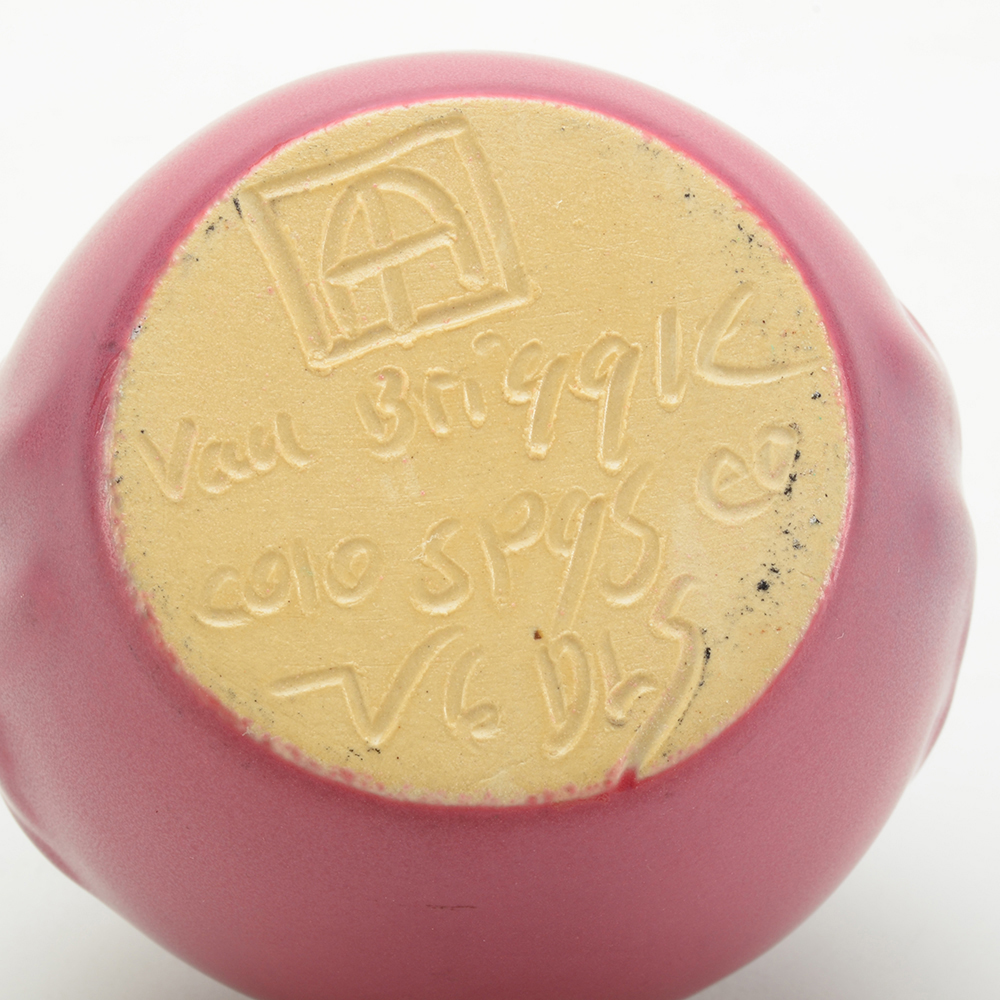 Van Briggle Pottery Moth Vase