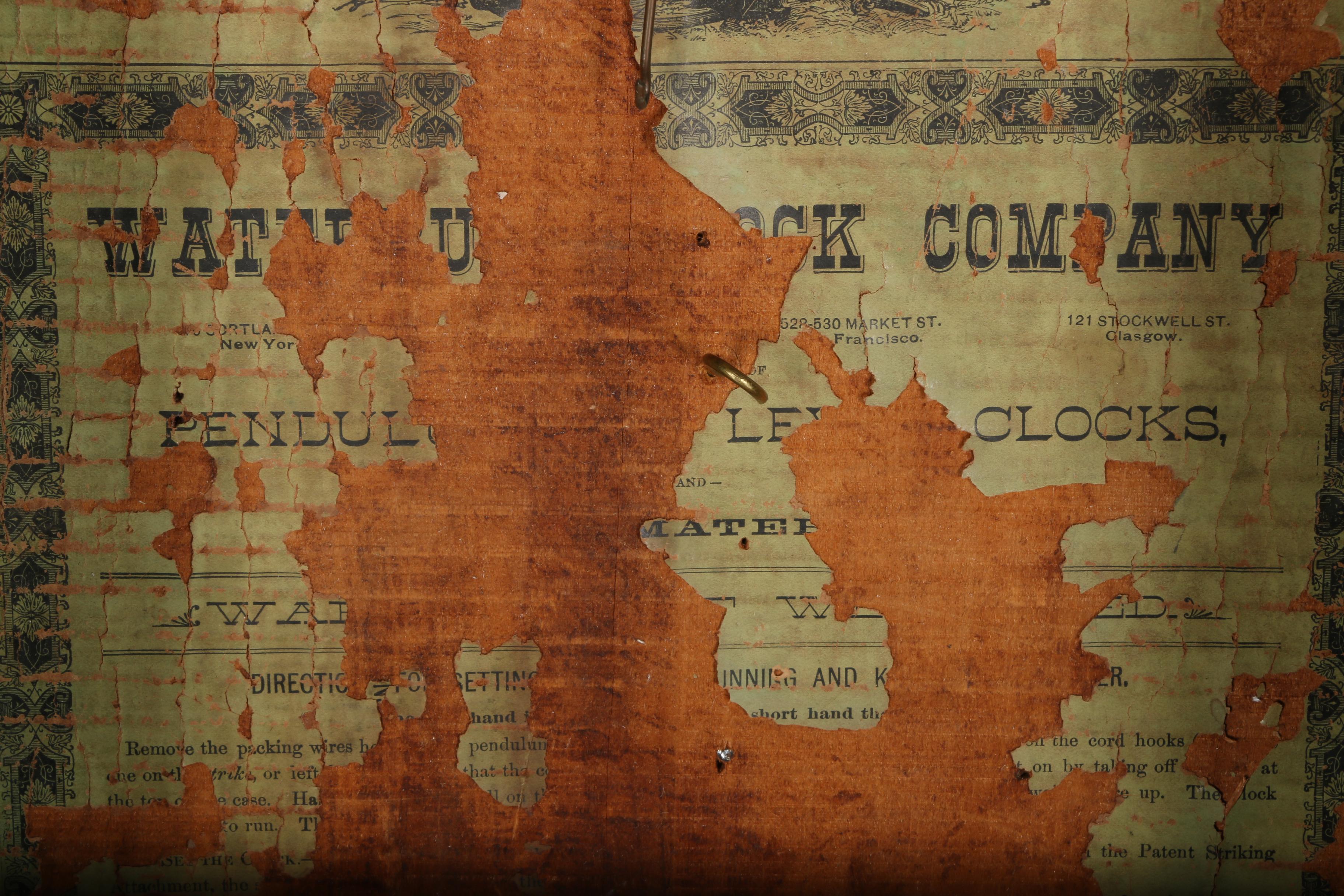 Antique Waterbury Ogee Clock