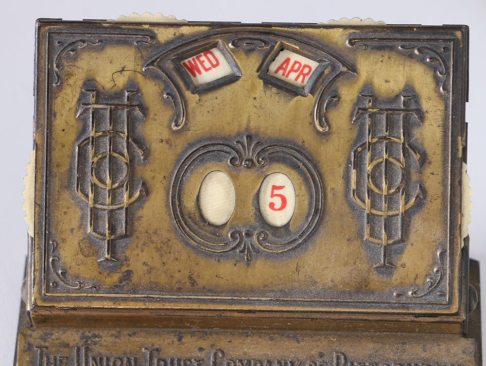 Brass Inkwells and Other Desk Accessories