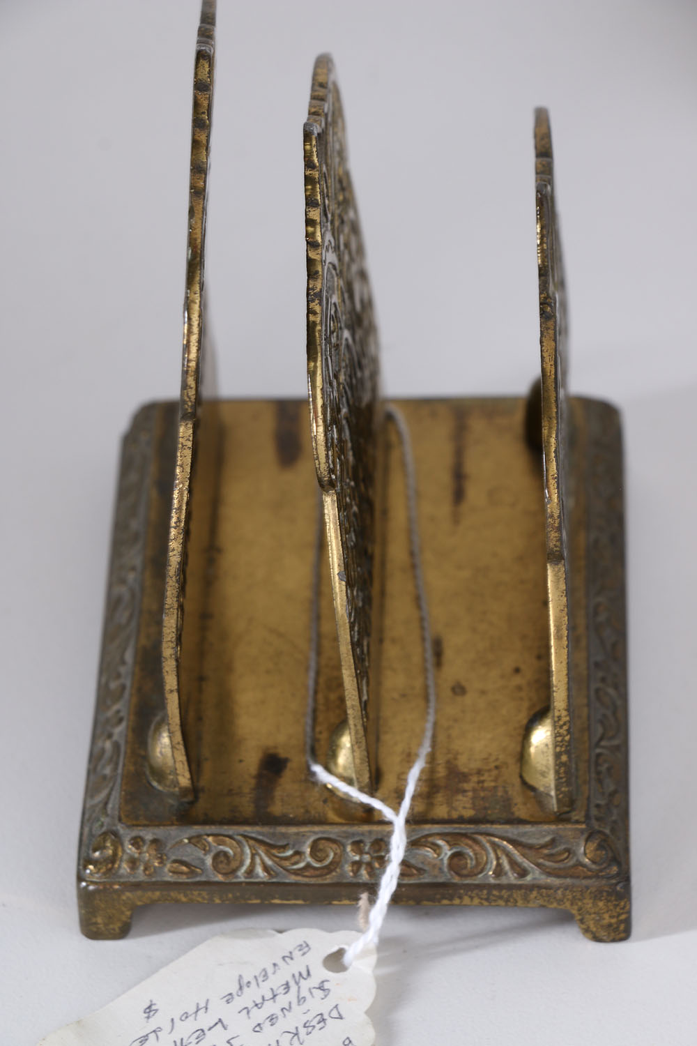 Brass Inkwells and Other Desk Accessories