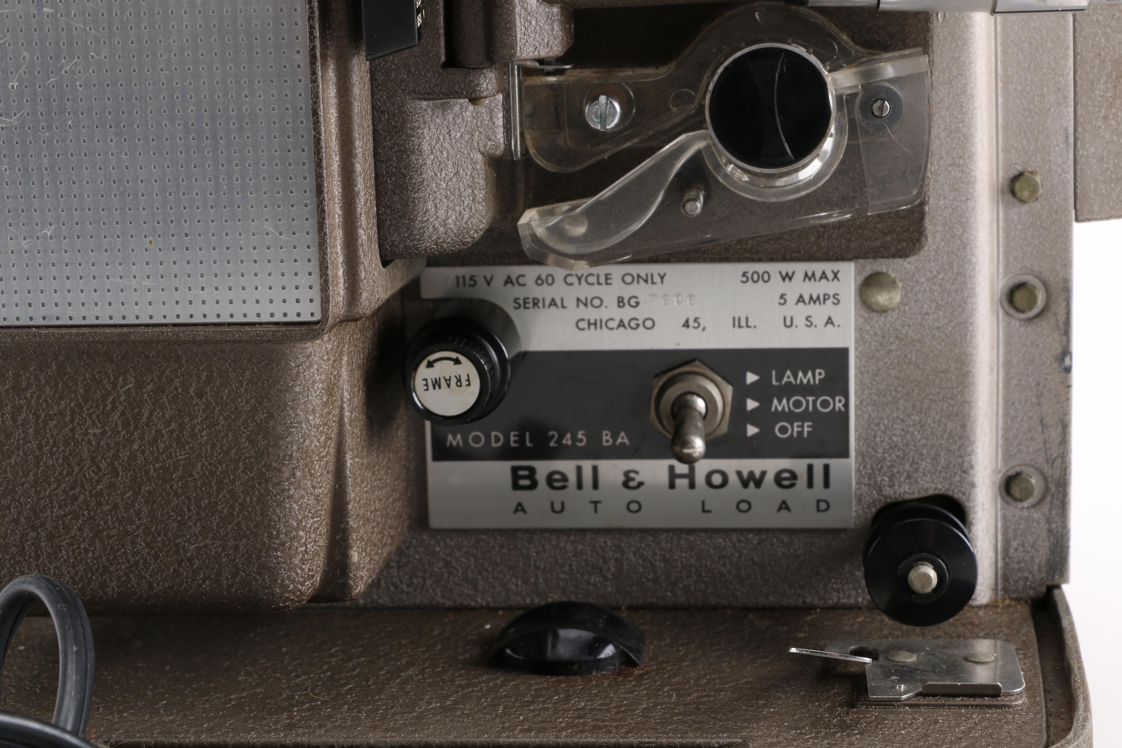 Bell & Howell Model 245 8mm Autoload Projector