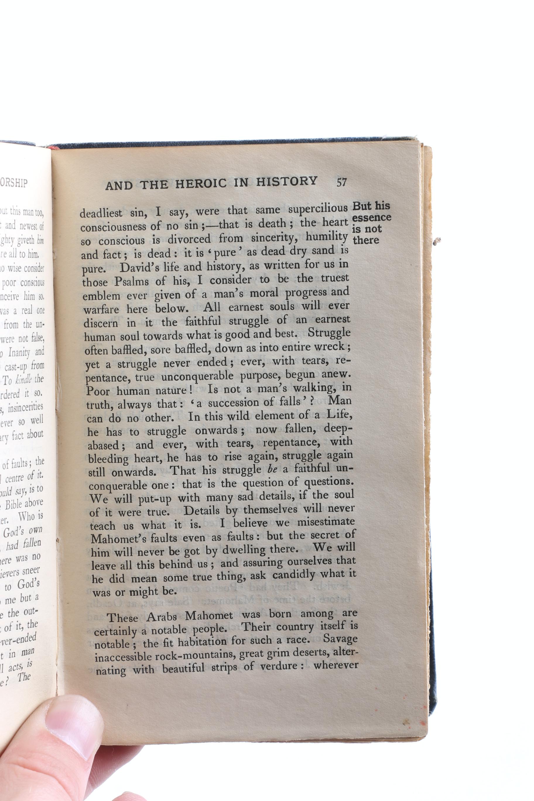 1900 "On Heroes, Hero Worship, And The Heroic in History" by Thomas Caryle