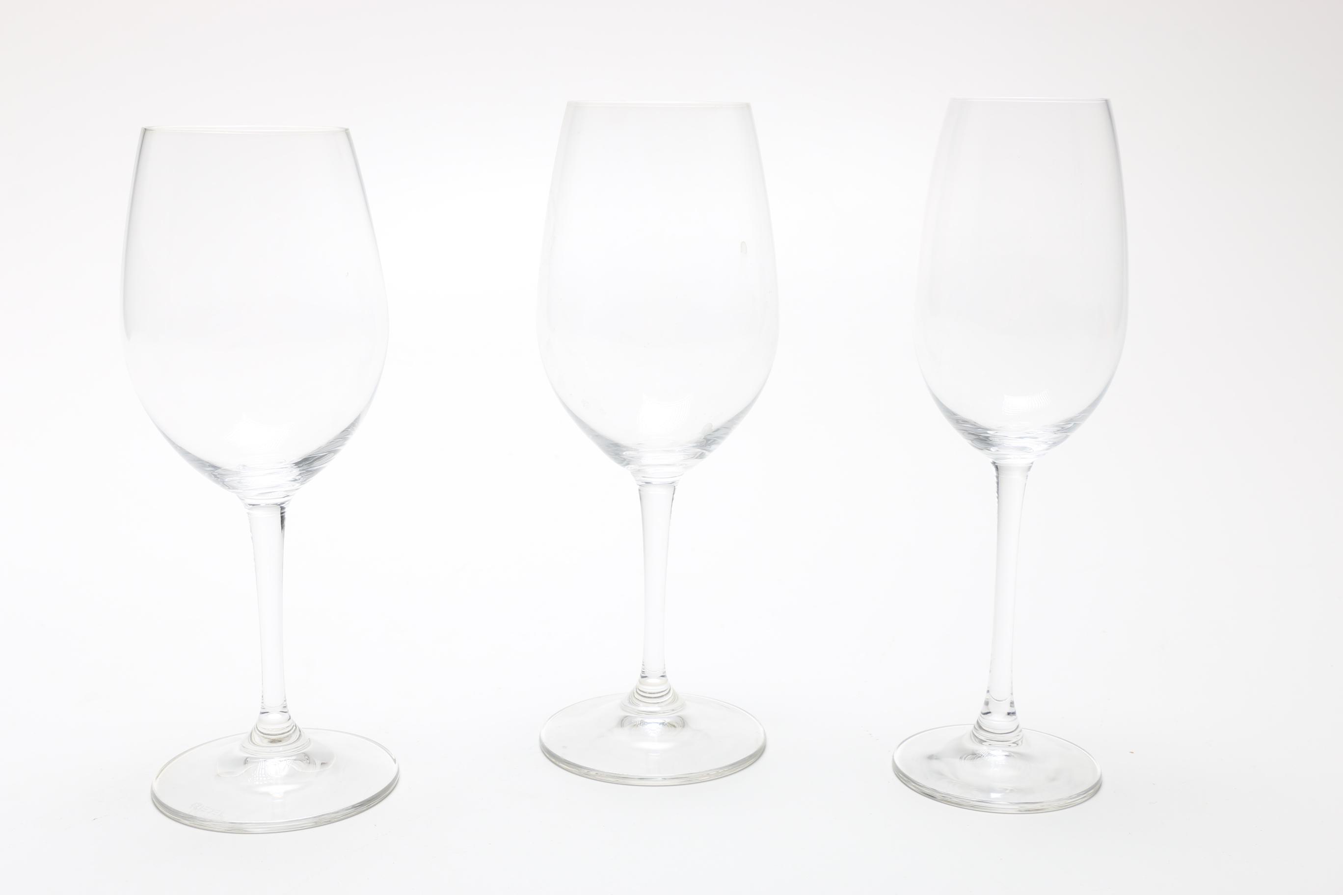 Riedel Stemmed Wine Glasses