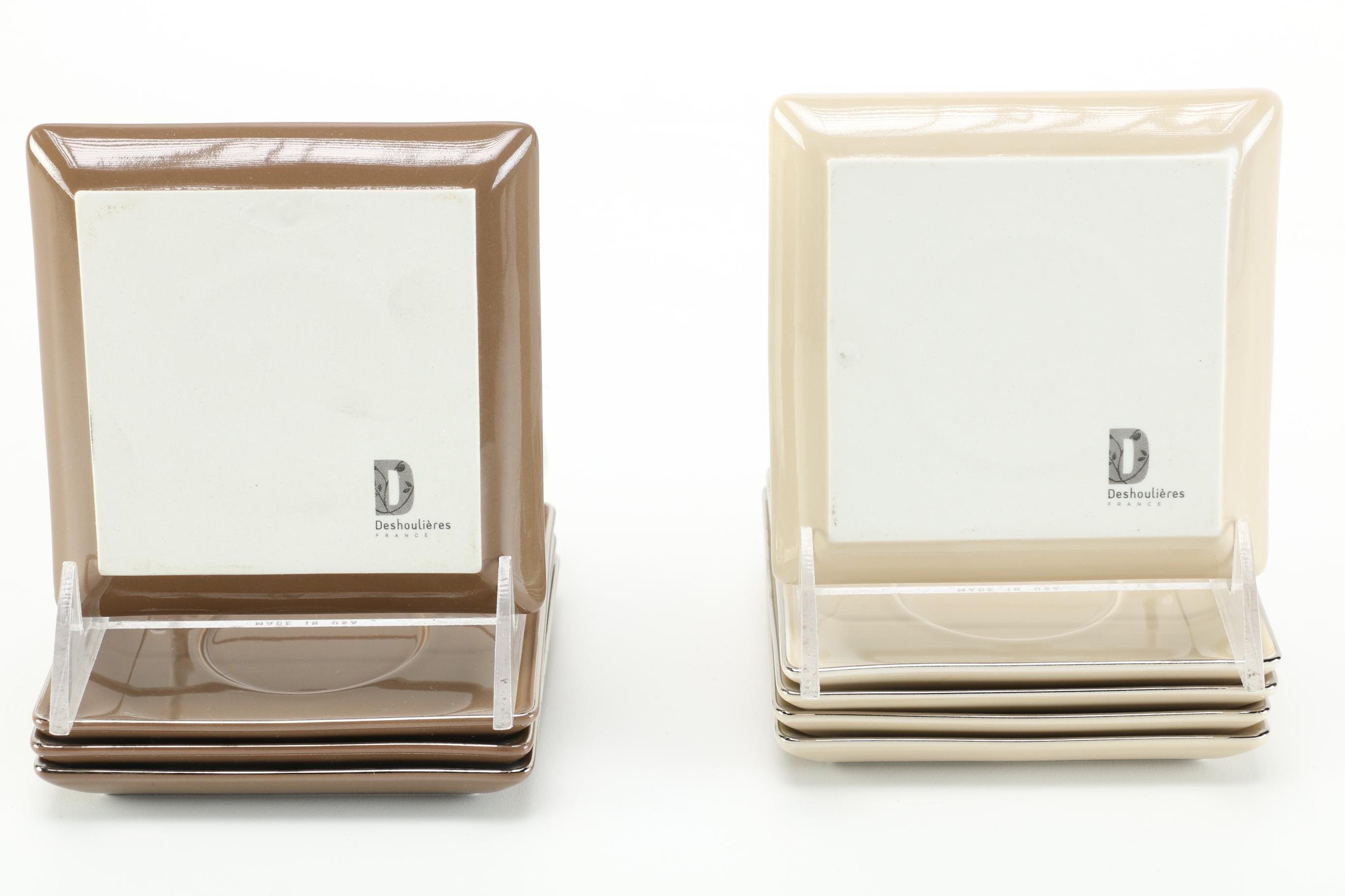 Deshoulieres Espresso Cups and Saucers