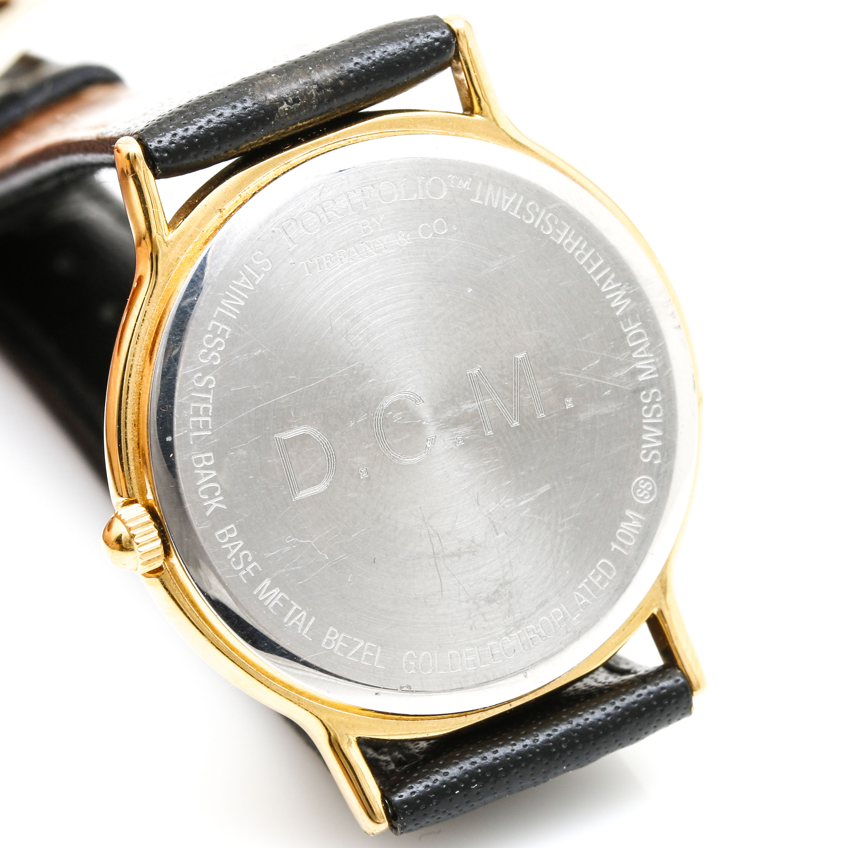 Portfolio by Tiffany & Co. Gold Plated and Stainless Steel Watch