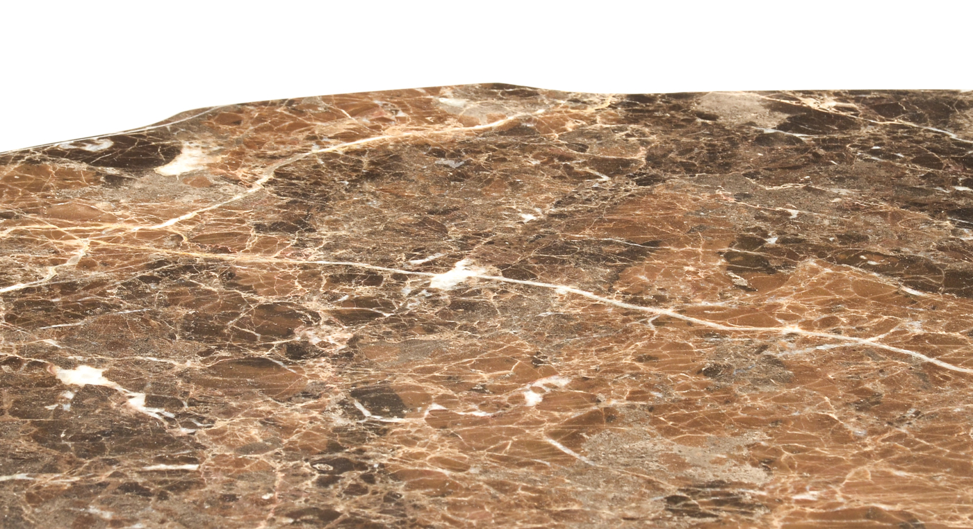 Henredon Oval Buffet with Marble Top