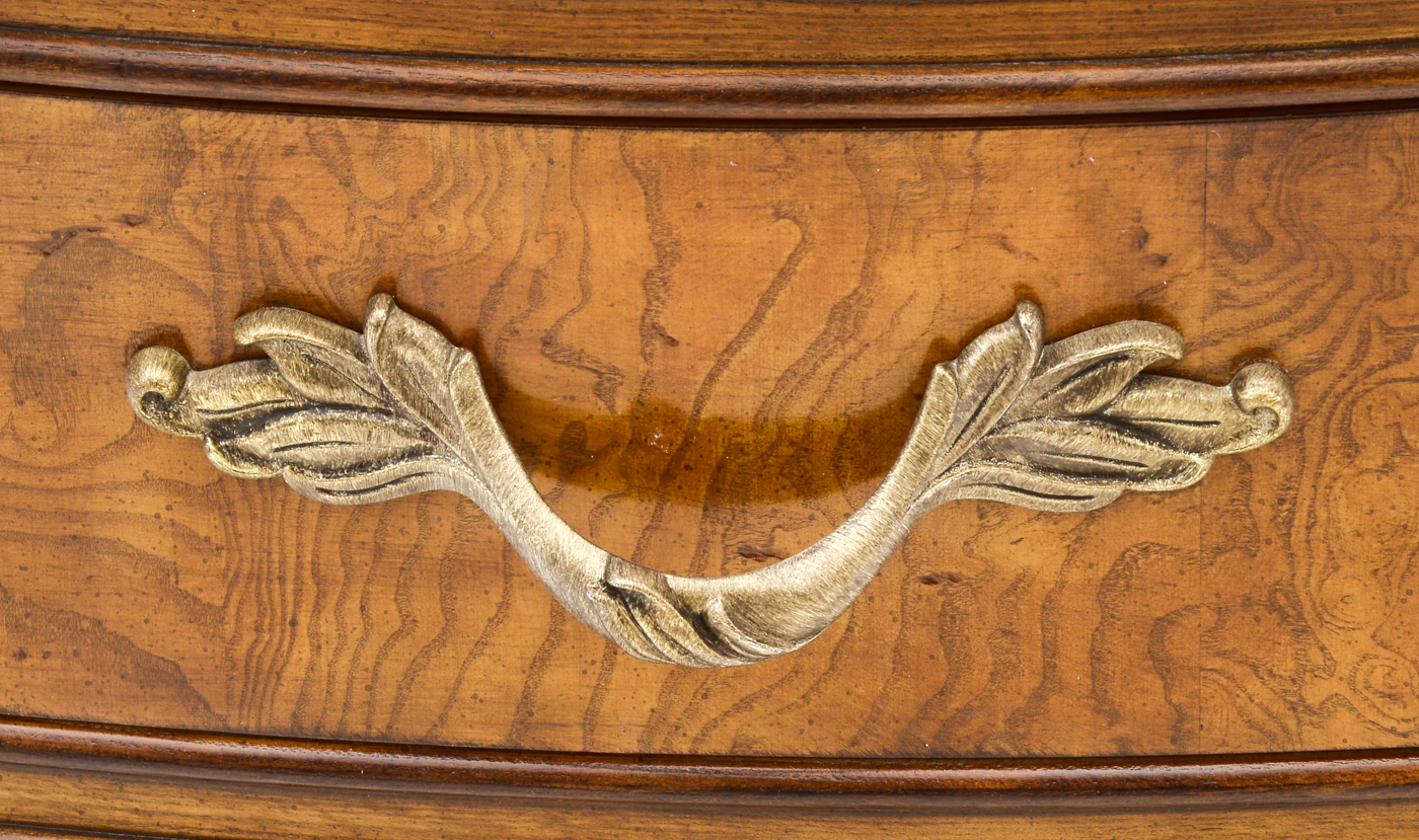 Henredon Oval Buffet with Marble Top