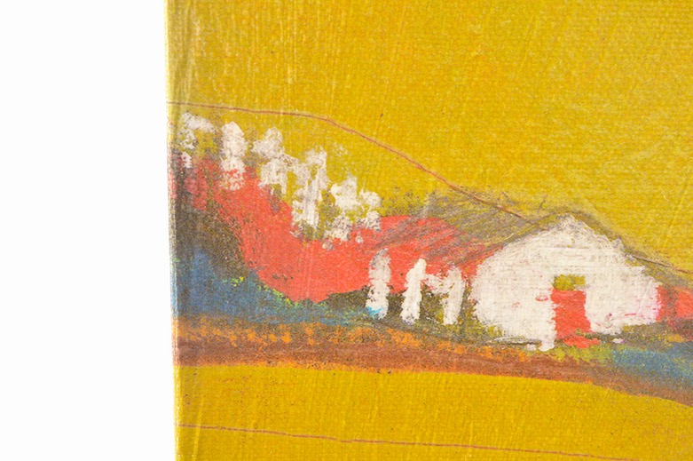 Oil Painting on Canvas of Abstract Landscape Diptych