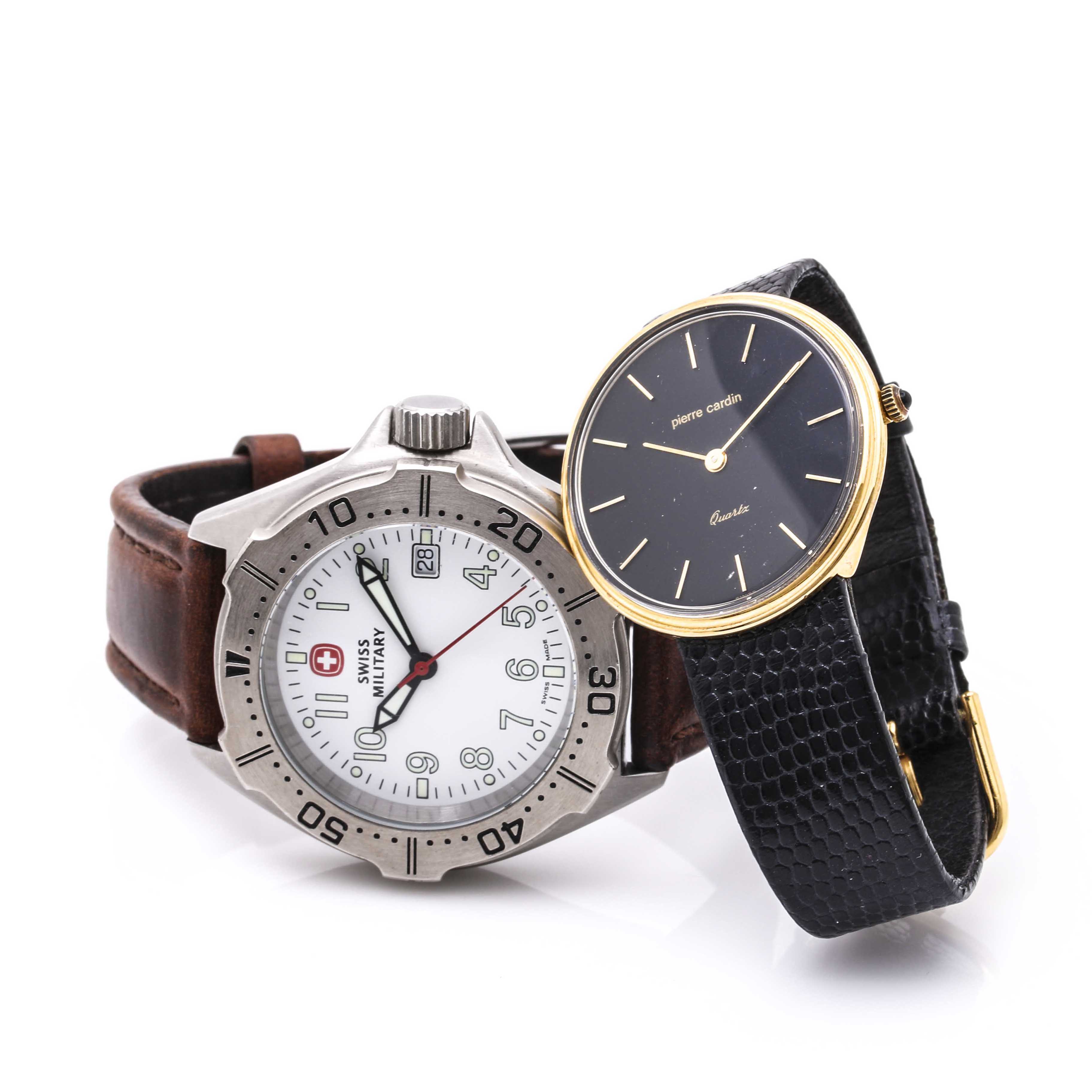 Pierre Cardin and Swiss Military Watches