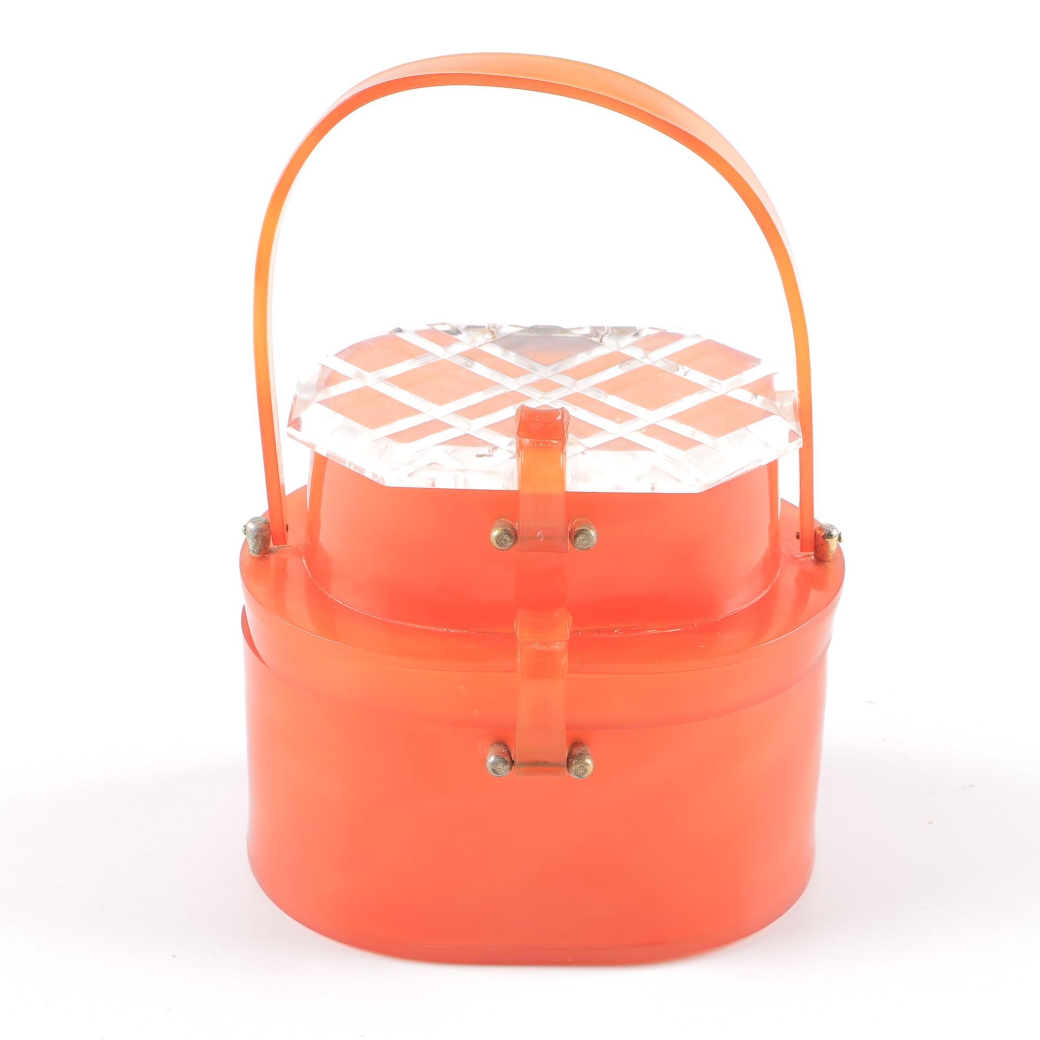 Vintage Tiered Lucite Purse