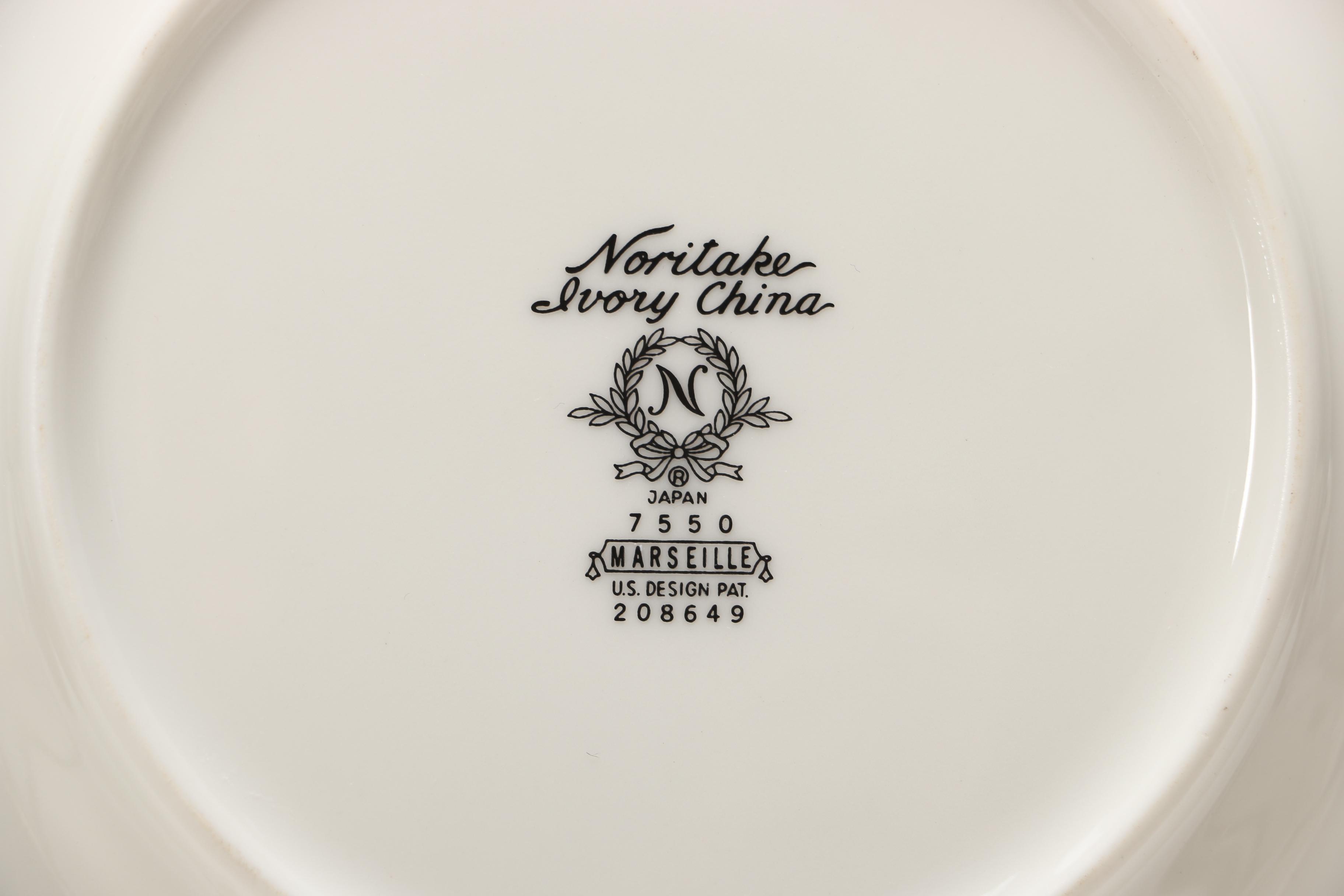 Noritake "Marseille" Four-Piece Luncheon Set