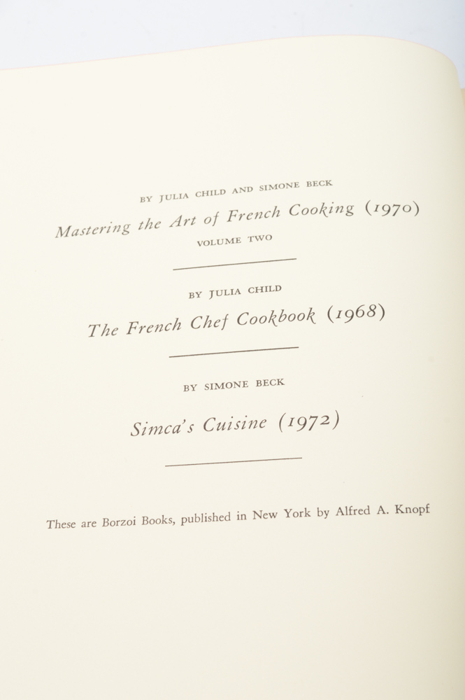 Julia Child Cookbook Collection
