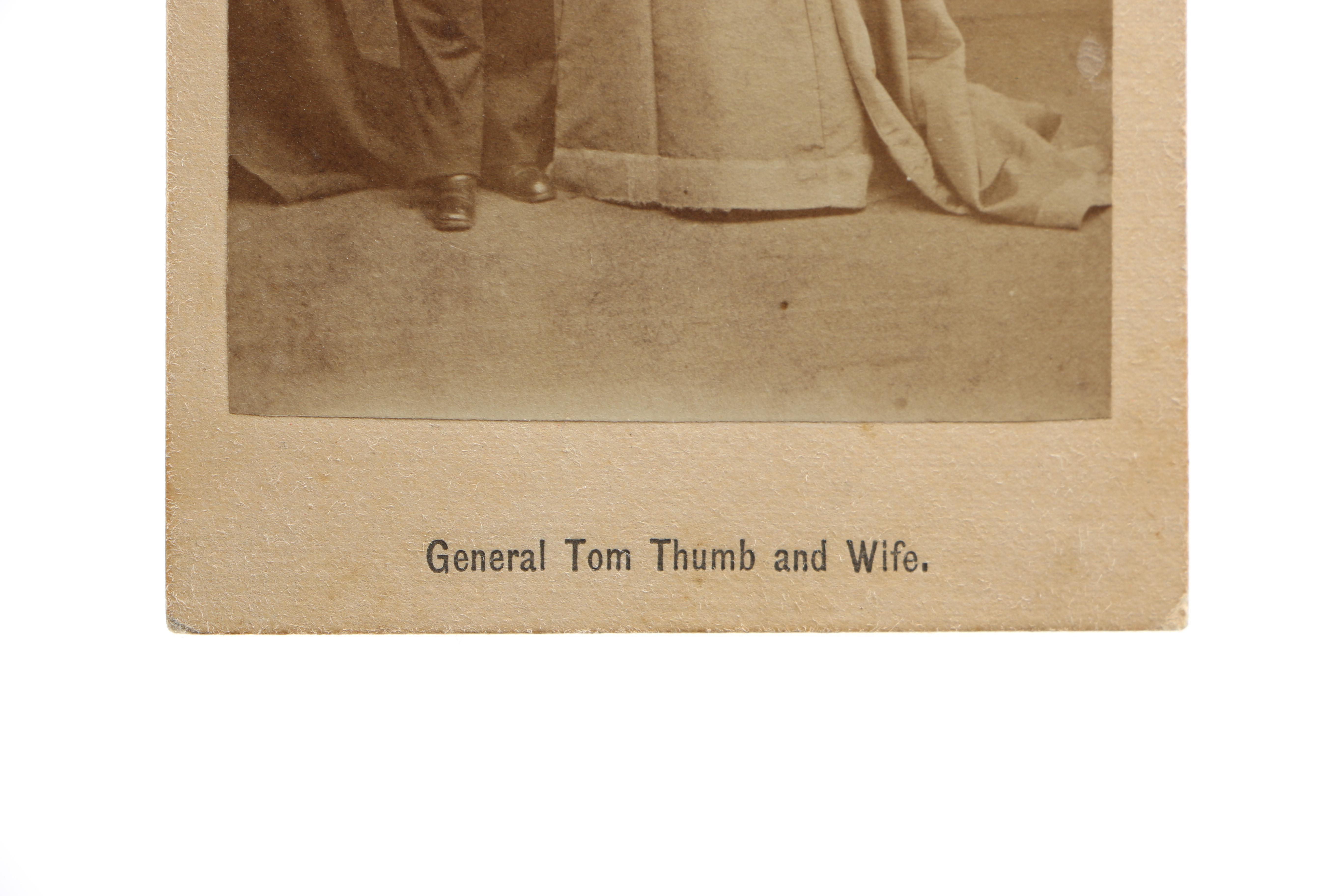 Circa Late 1800s Carte de Visite Portraits of Charles Stratton Family