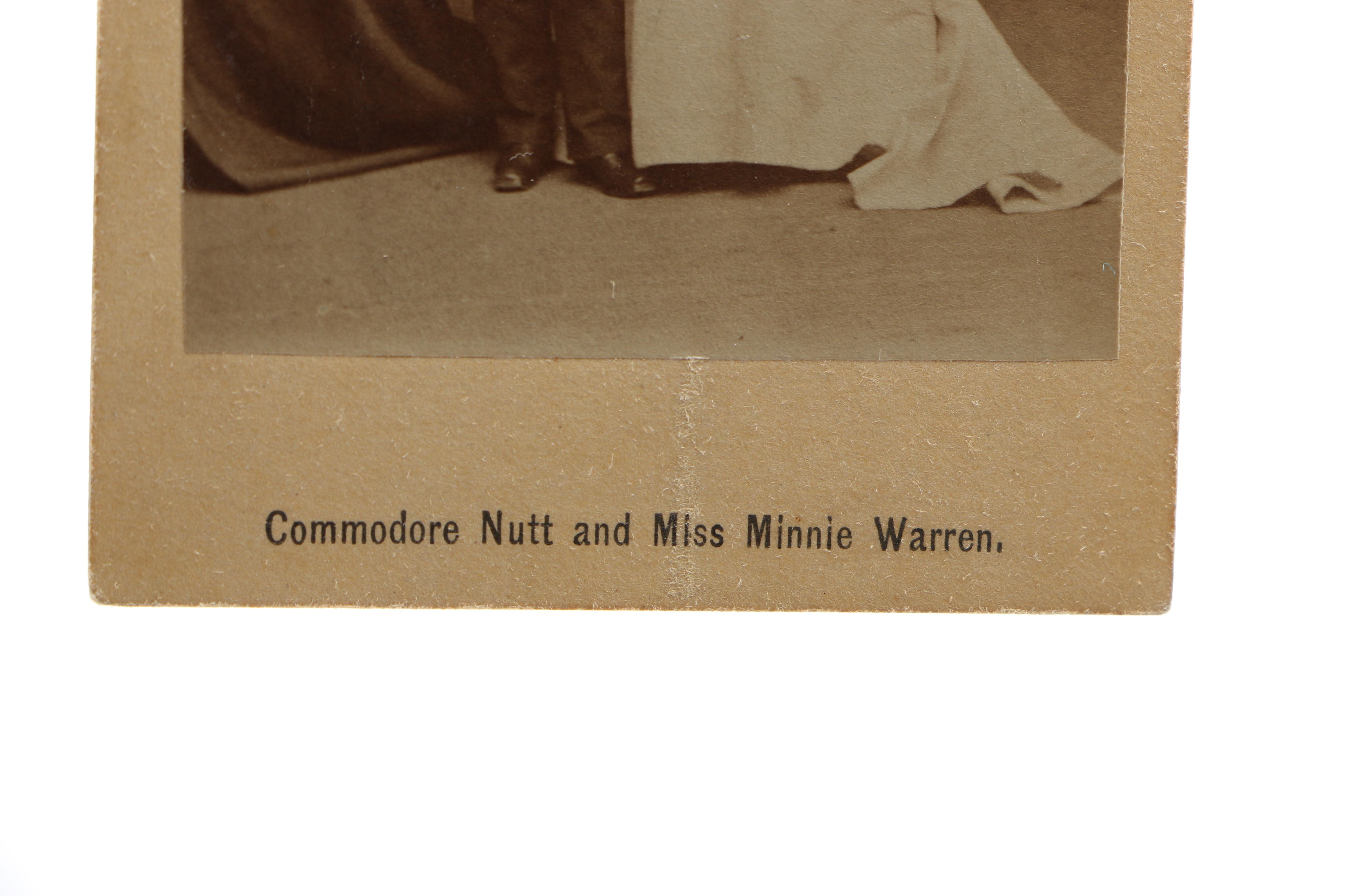 Circa Late 1800s Carte de Visite Portraits of Charles Stratton Family