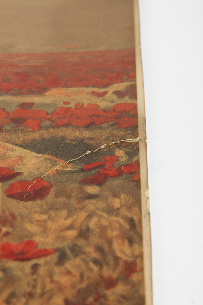 After Bruno Piglhein Lithograph "The Blind Woman in Poppy Field"