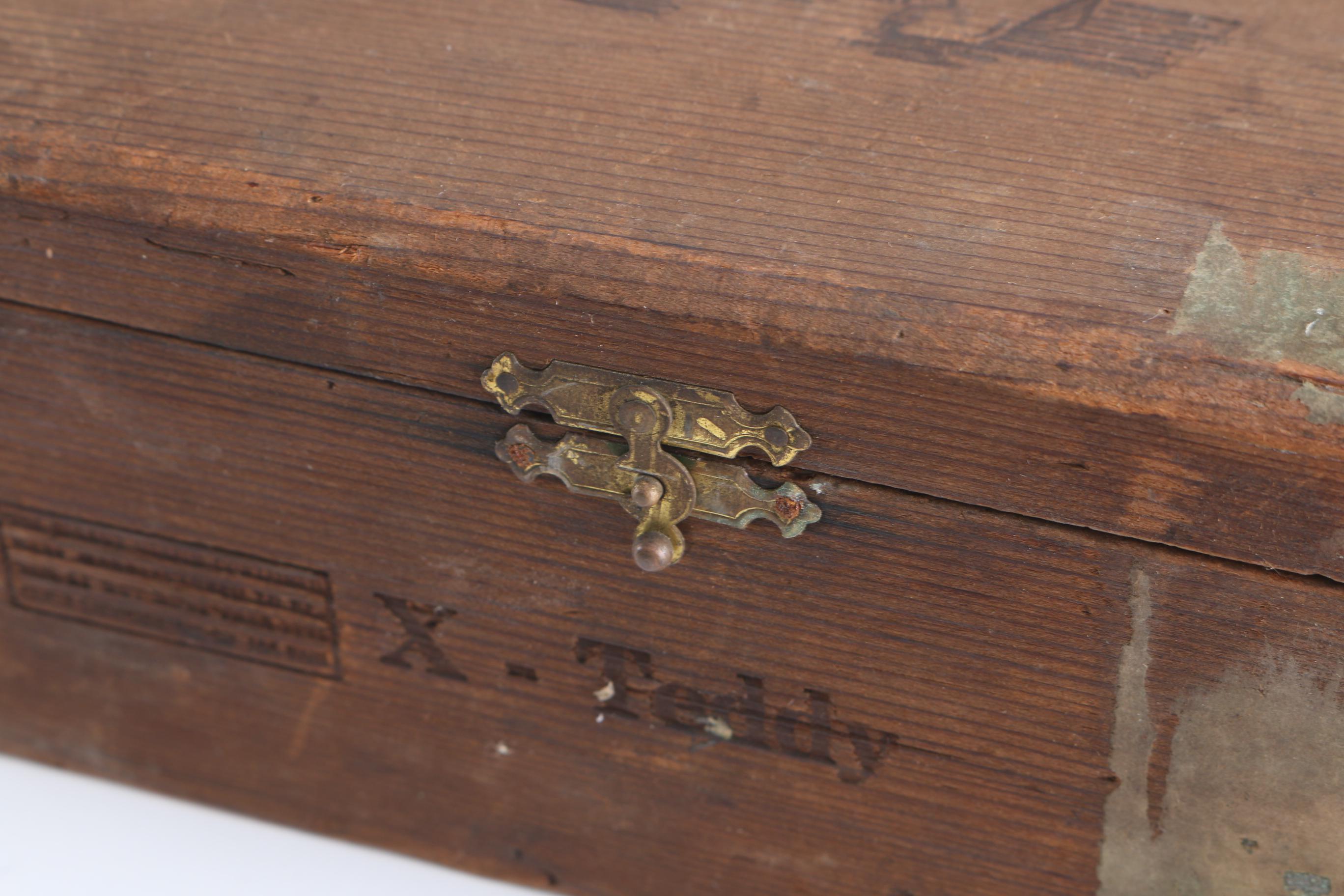 Early 20th Century Cigar Boxes and Assorted Stamps