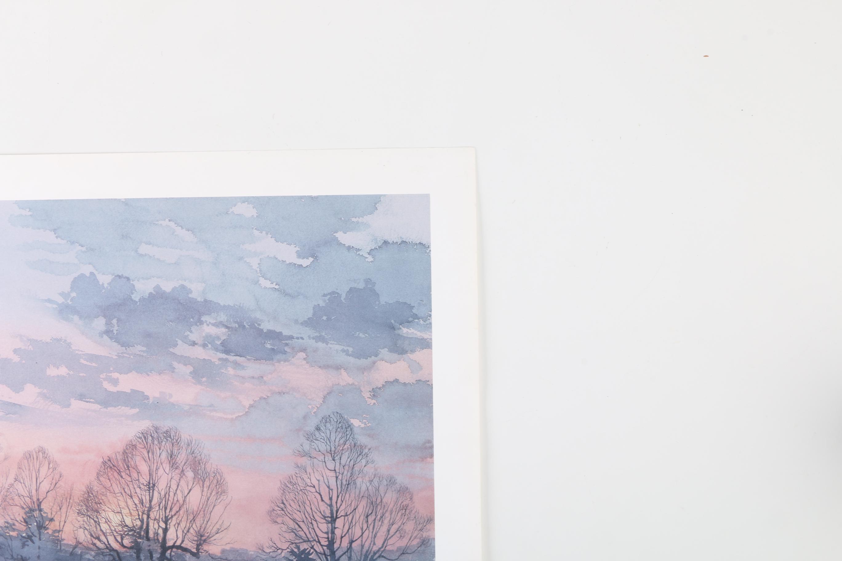 Michael Sloan Limited Edition Offset Lithograph "Church at Henry's Crossroads"