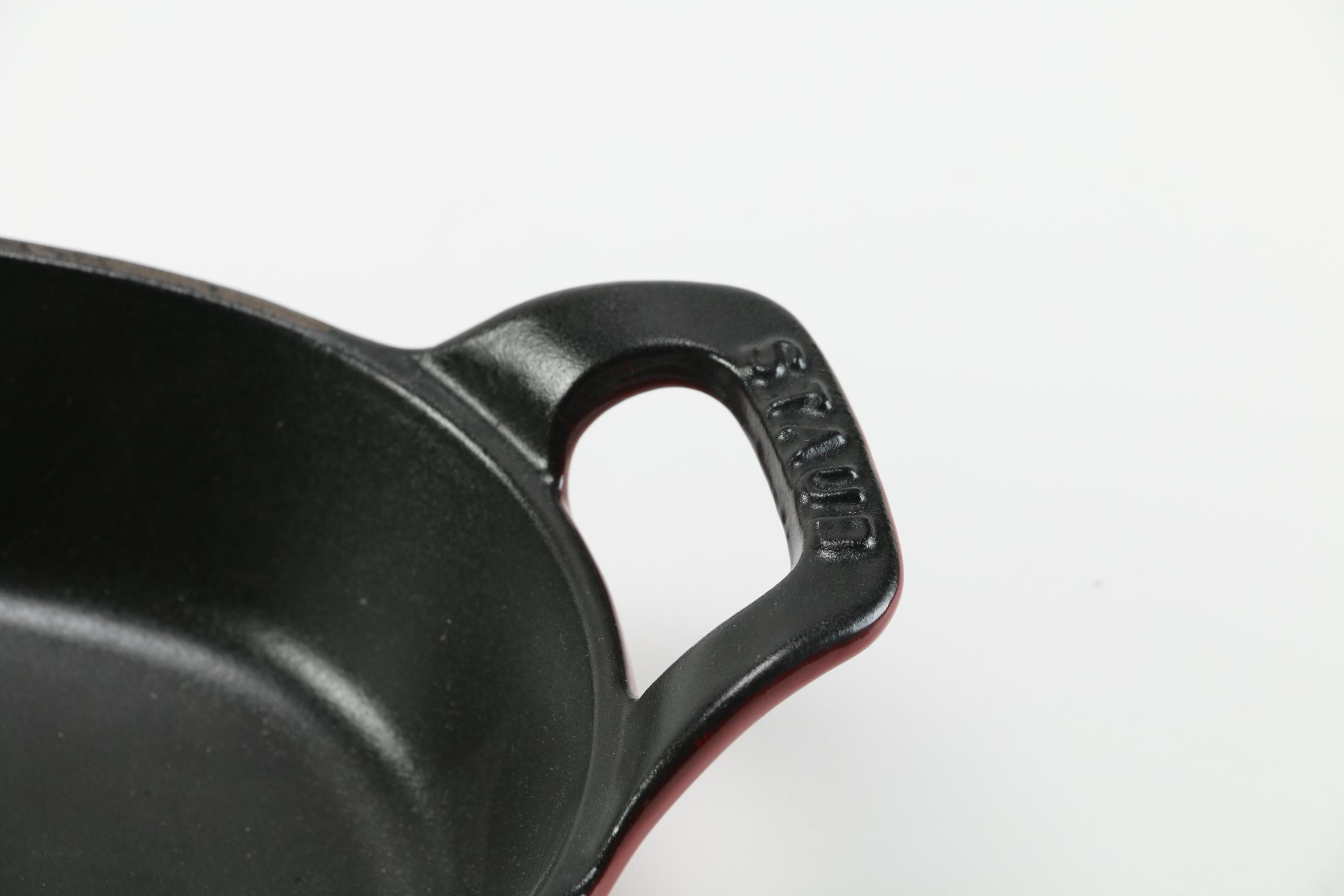 Two Staub Gratin Baking Dishes