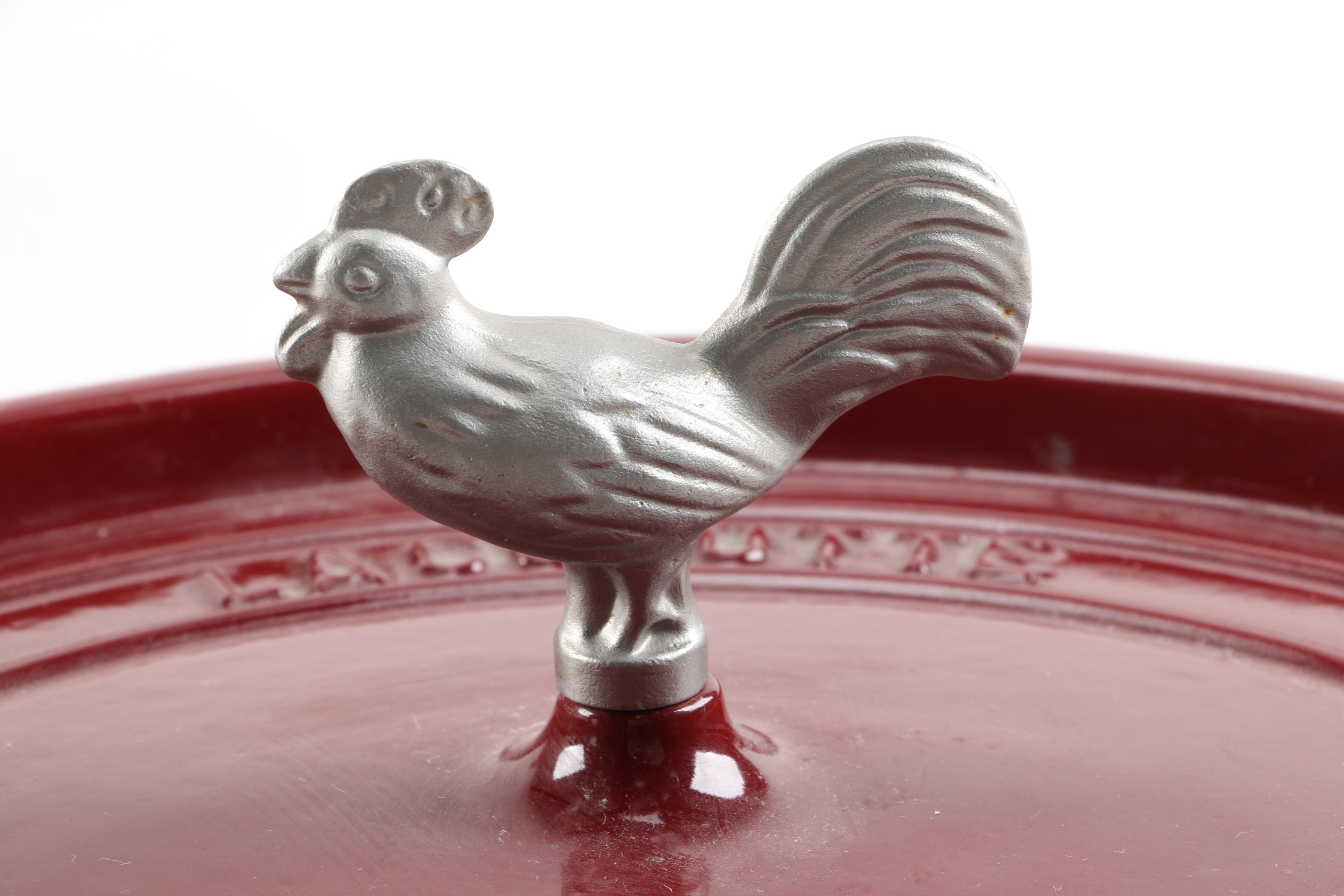 Staub Cocotte With Rooster