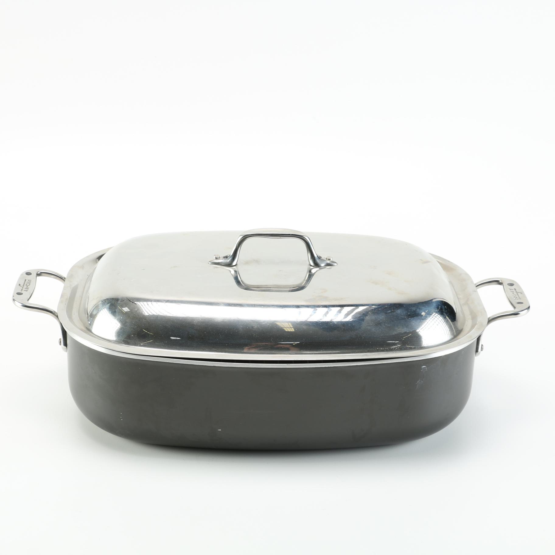 All-Clad Roasting Pan With Lid and Rack