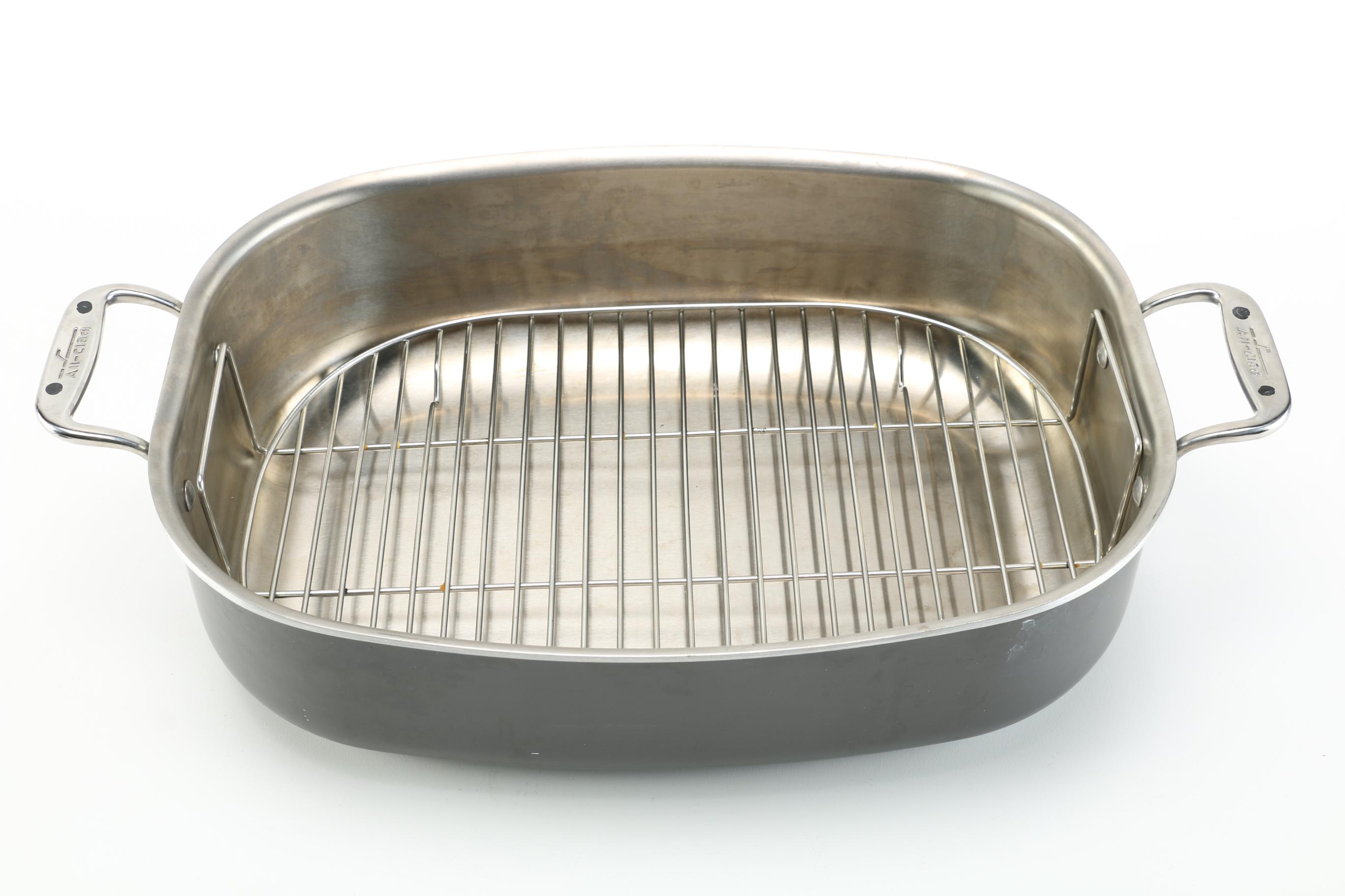 All-Clad Roasting Pan With Lid and Rack