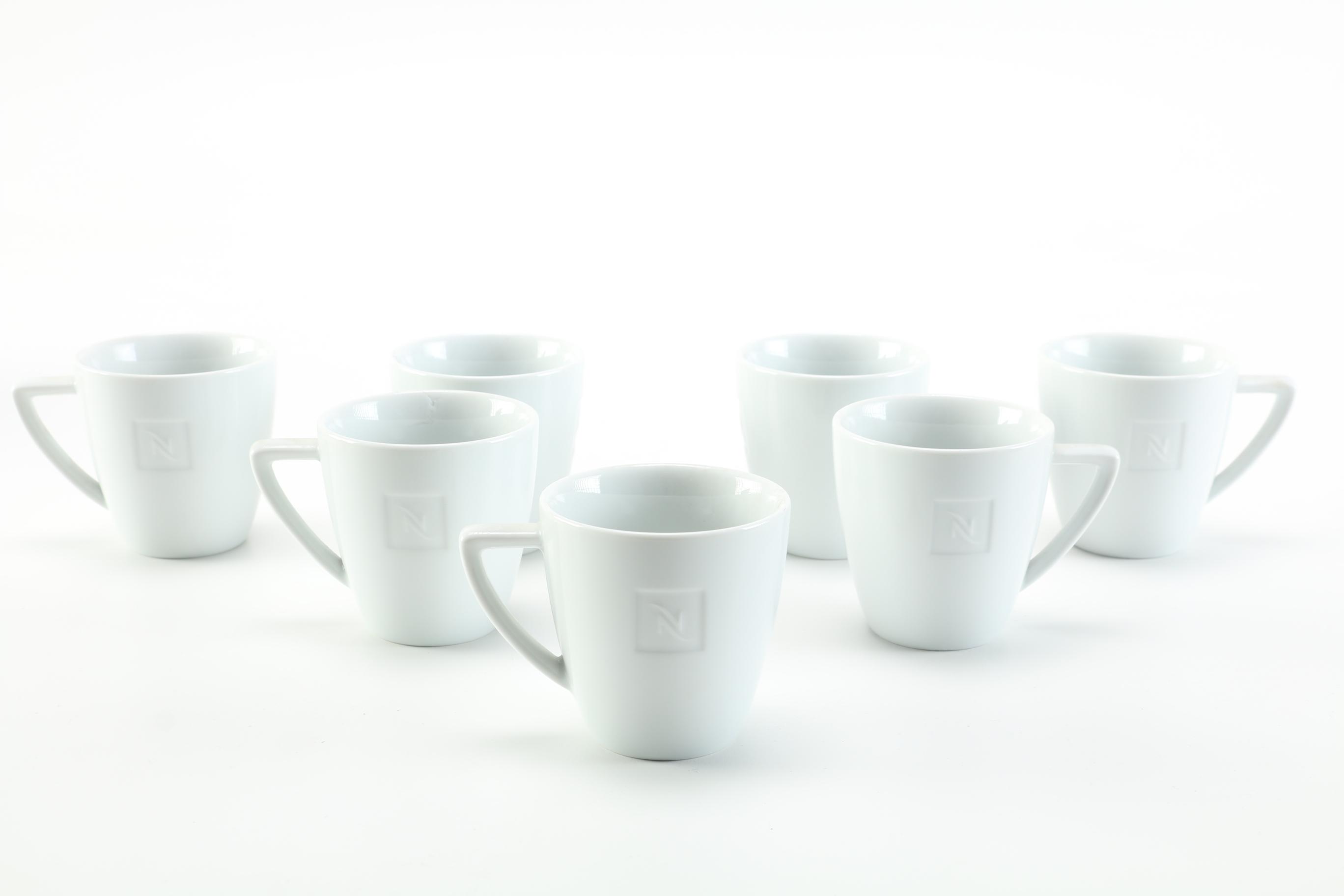 Set of Nespresso Cups and Saucers