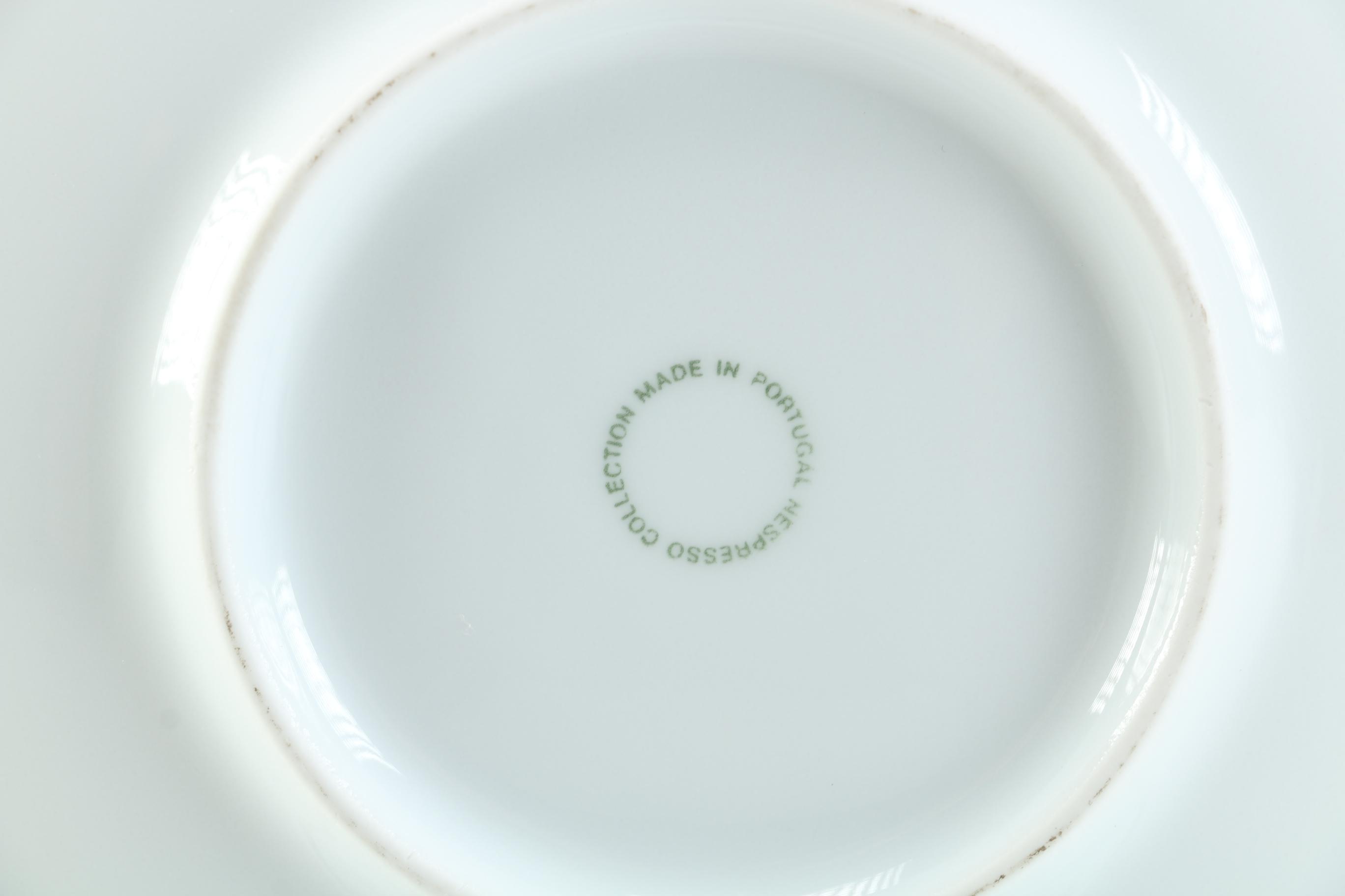 Set of Nespresso Cups and Saucers