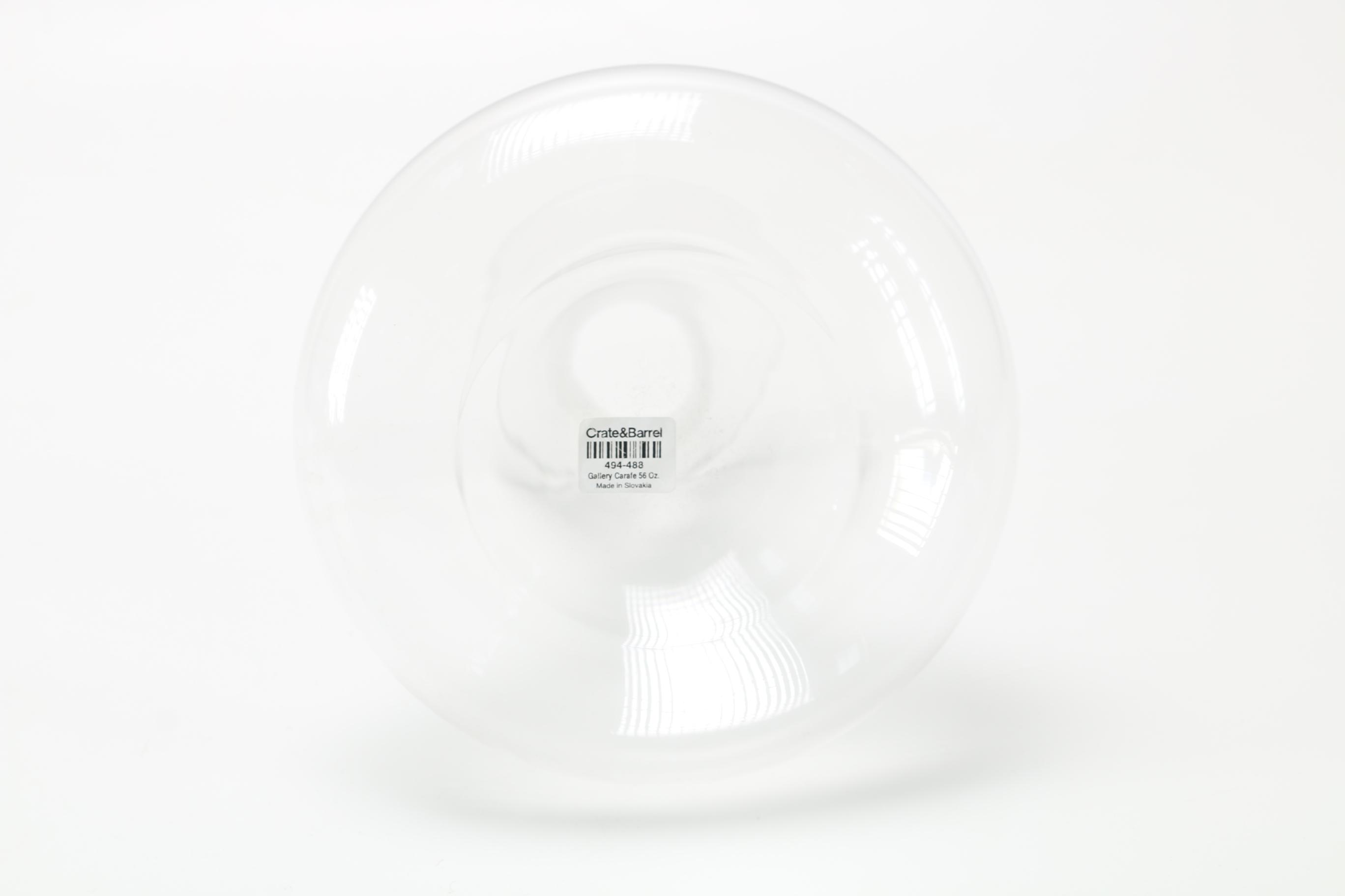 Crate & Barrel "Troy" Ice Bucket and "Gallery" Carafe