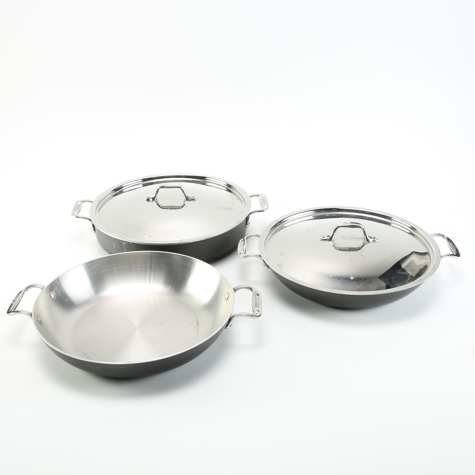 All-Clad 13" Stainless Steel Braising Pans