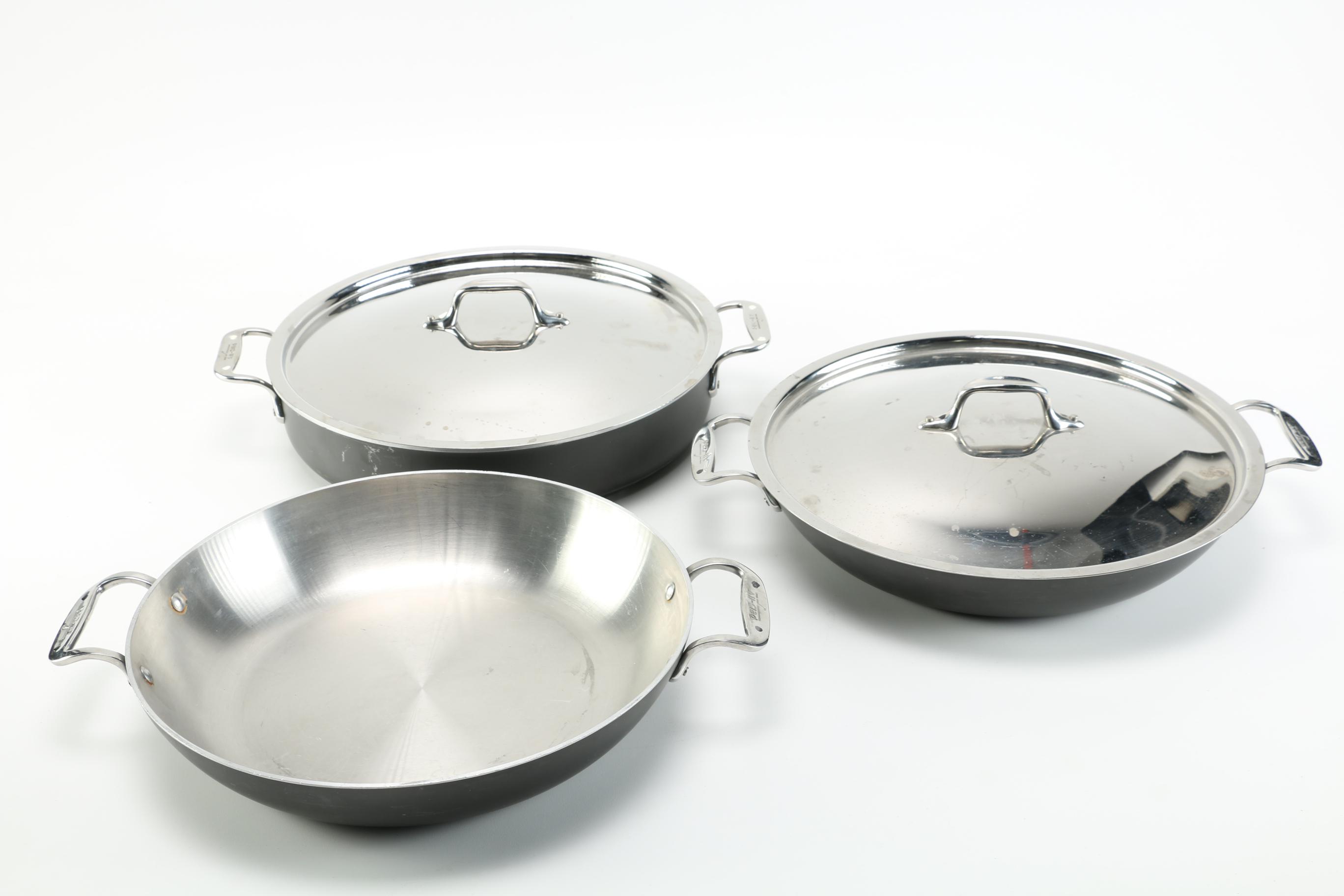 All-Clad 13" Stainless Steel Braising Pans