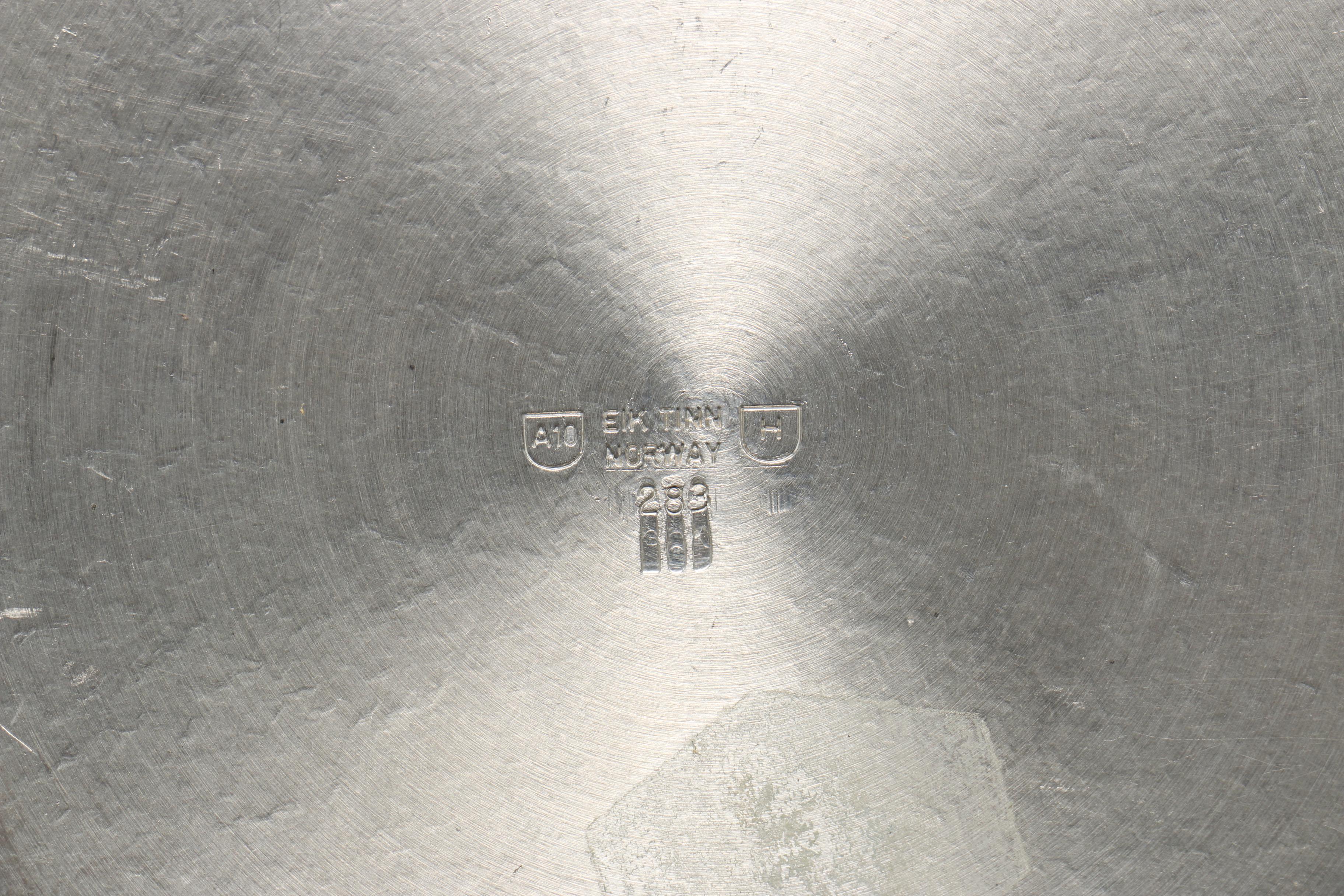 Eik Tinn Norwegian Pewter Ale Bowl