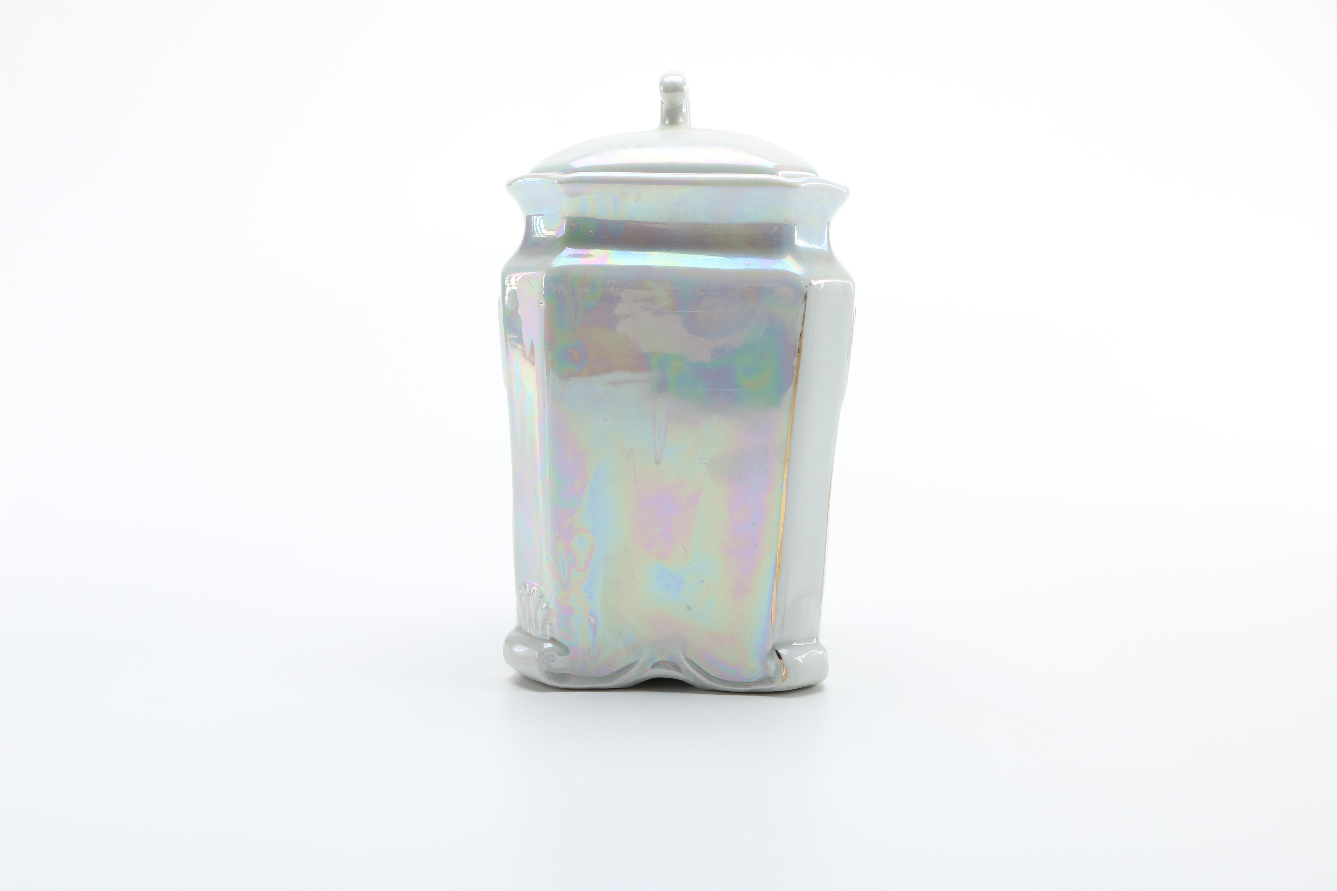 Vintage Mepoco Lusterware Canister Set