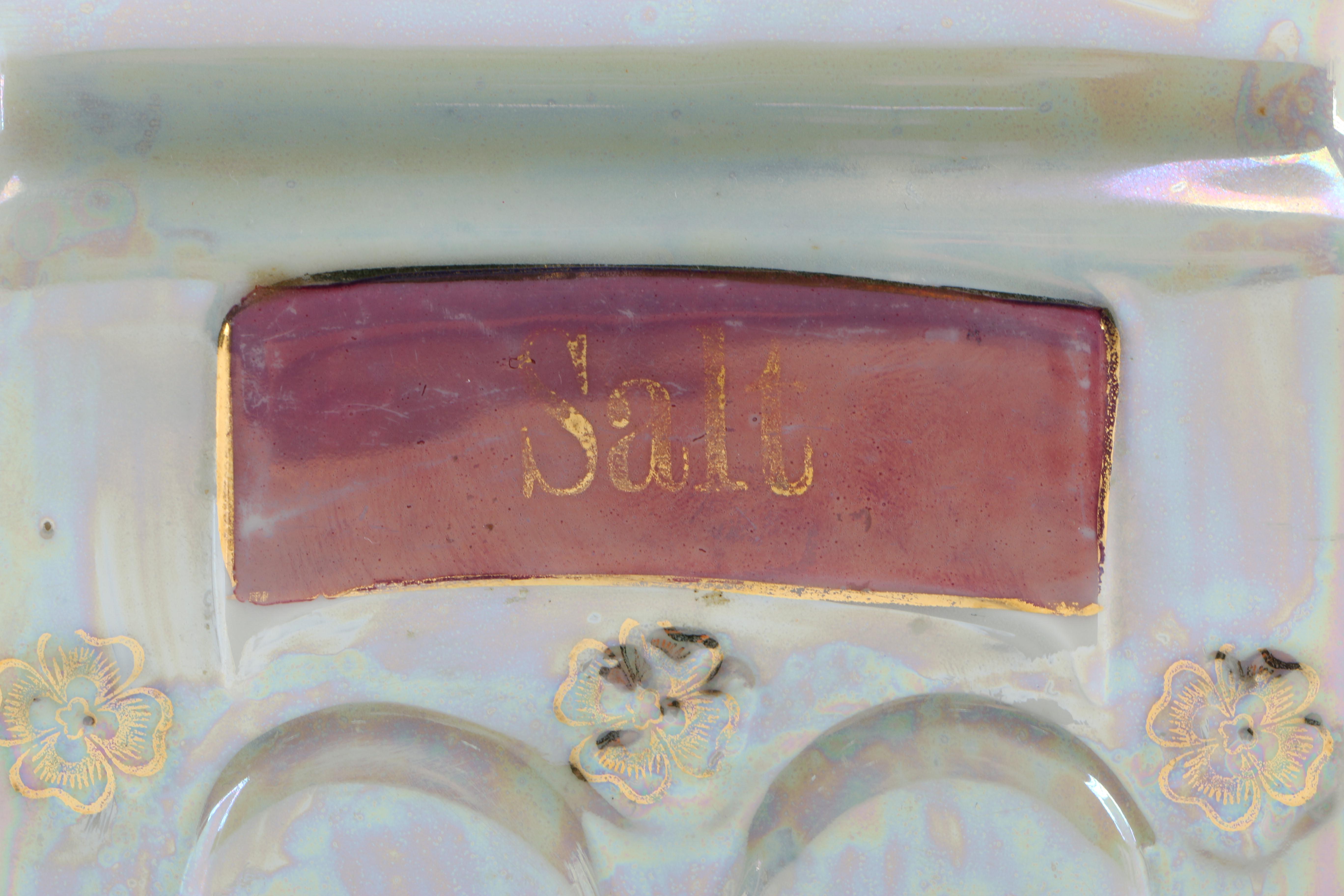 Vintage Mepoco Lusterware Canister Set