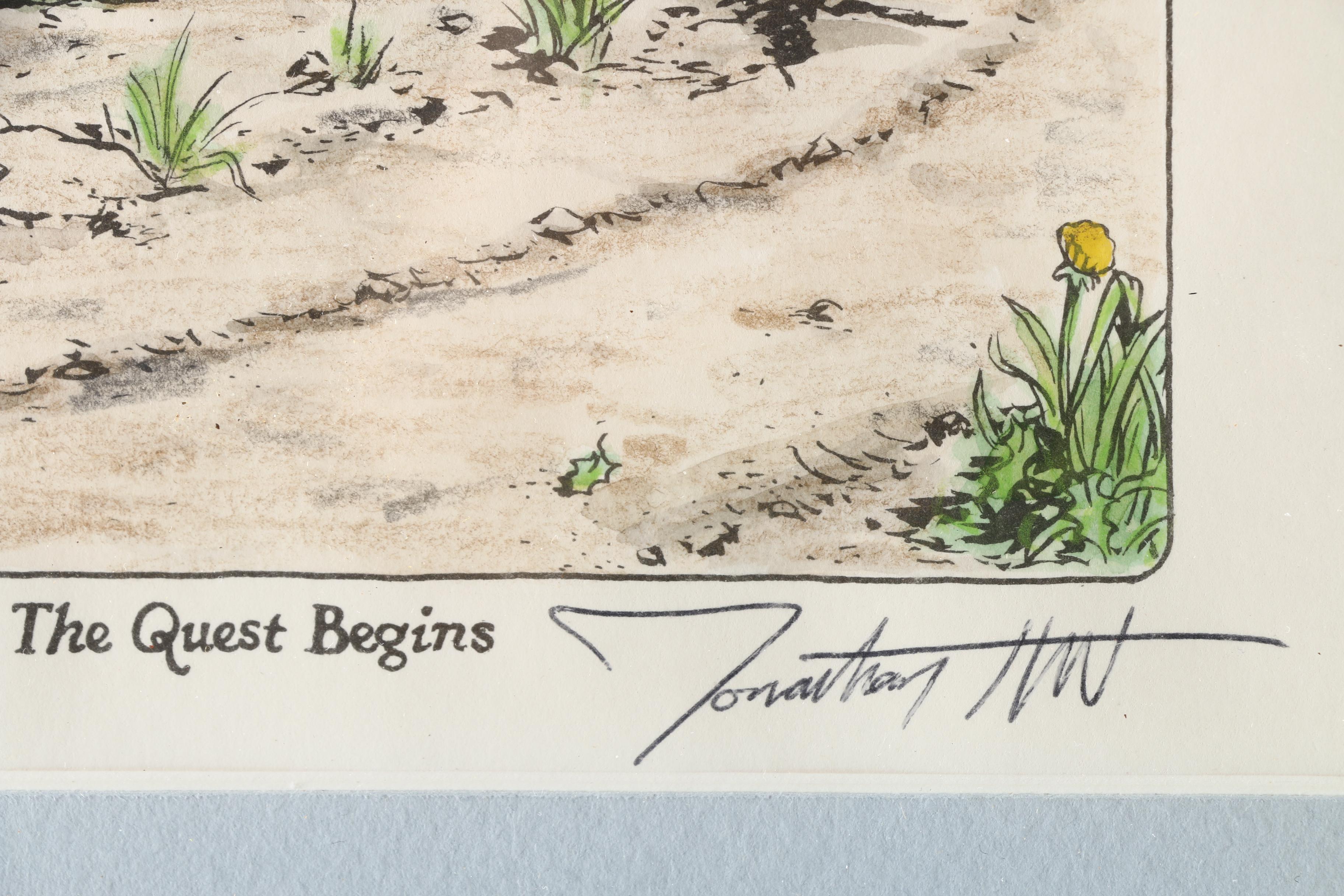 Johnathan Hunt Limited Edition Lithograph "The Quest Begins"