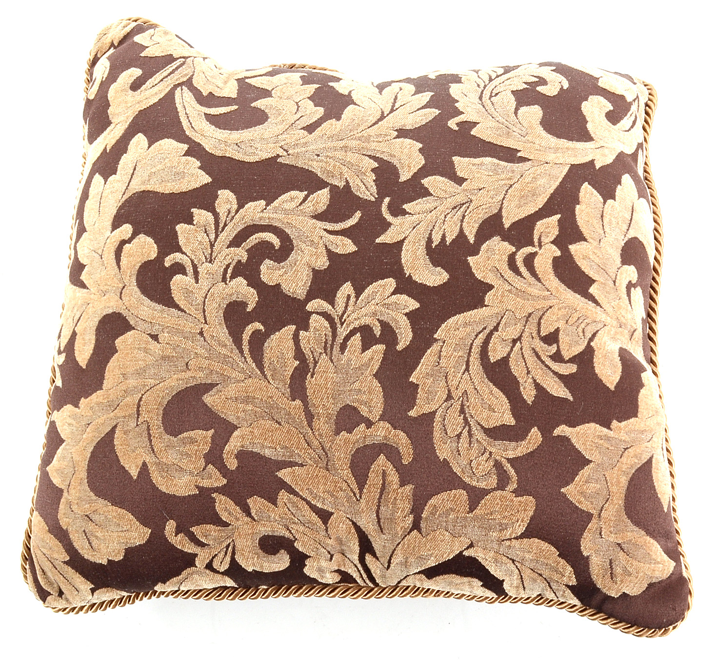 Assorted Brown and Camel Throw Pillows