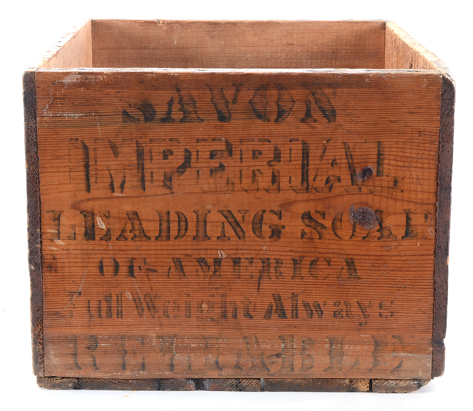 Vintage Soap Cakes with Crate