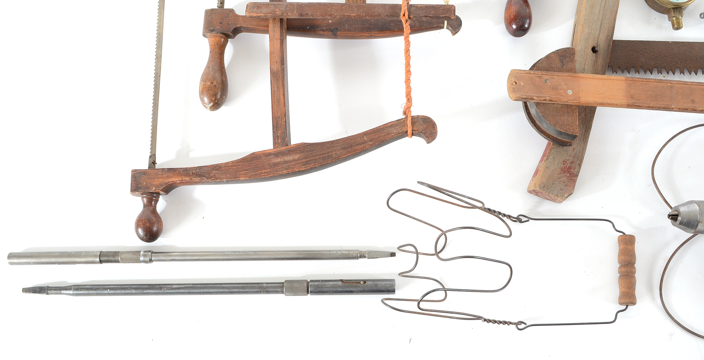 Collection of Vintage Saws and Tools