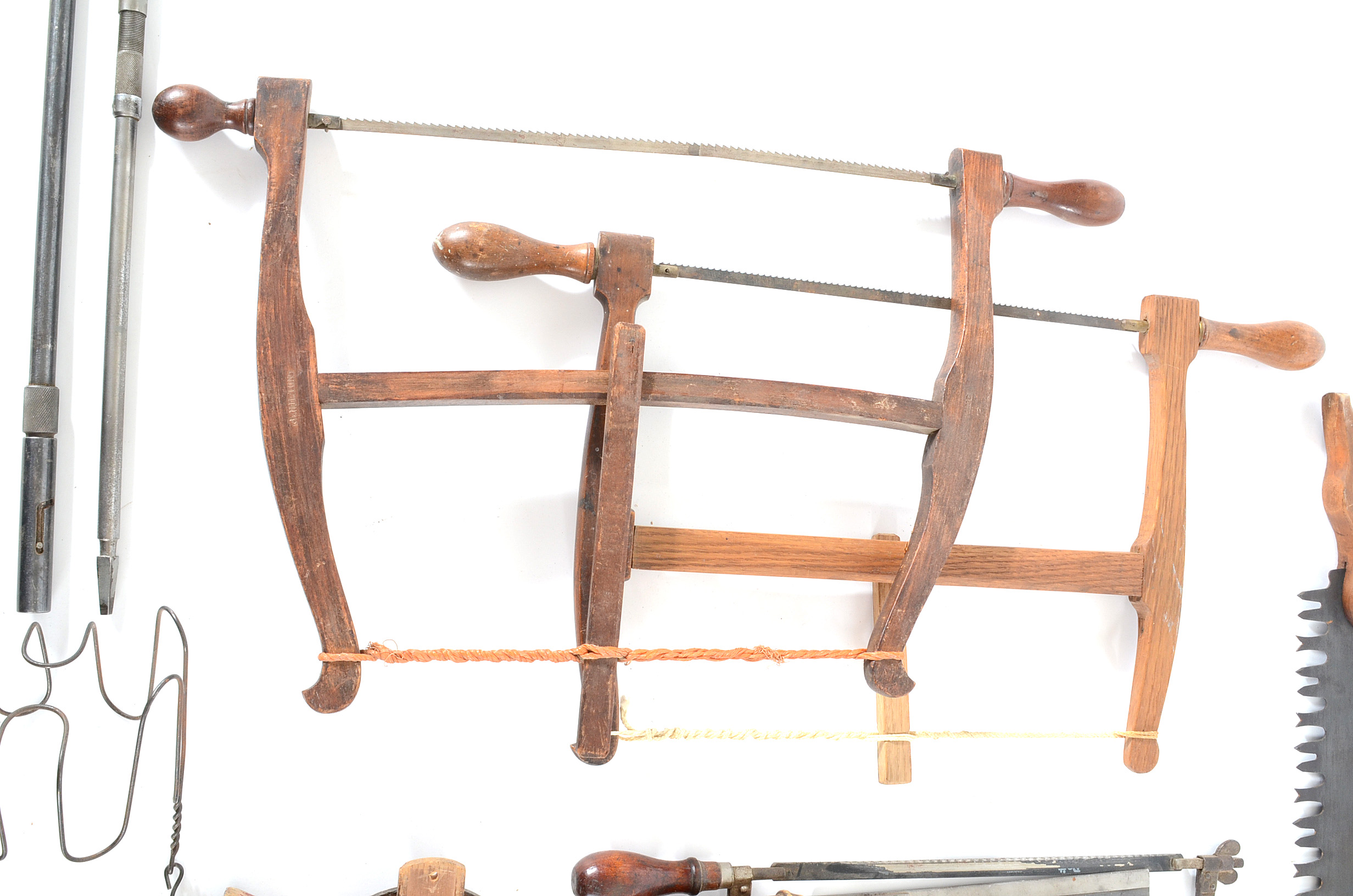 Collection of Vintage Saws and Tools