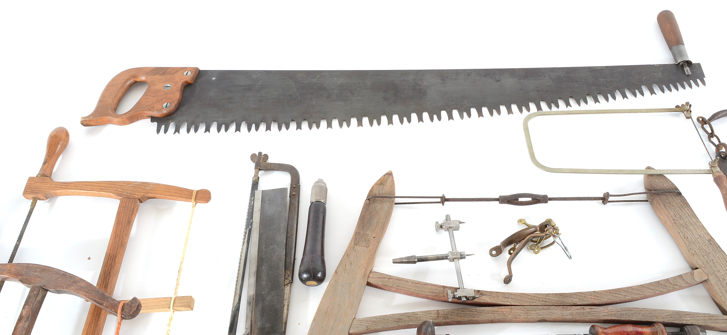 Collection of Vintage Saws and Tools