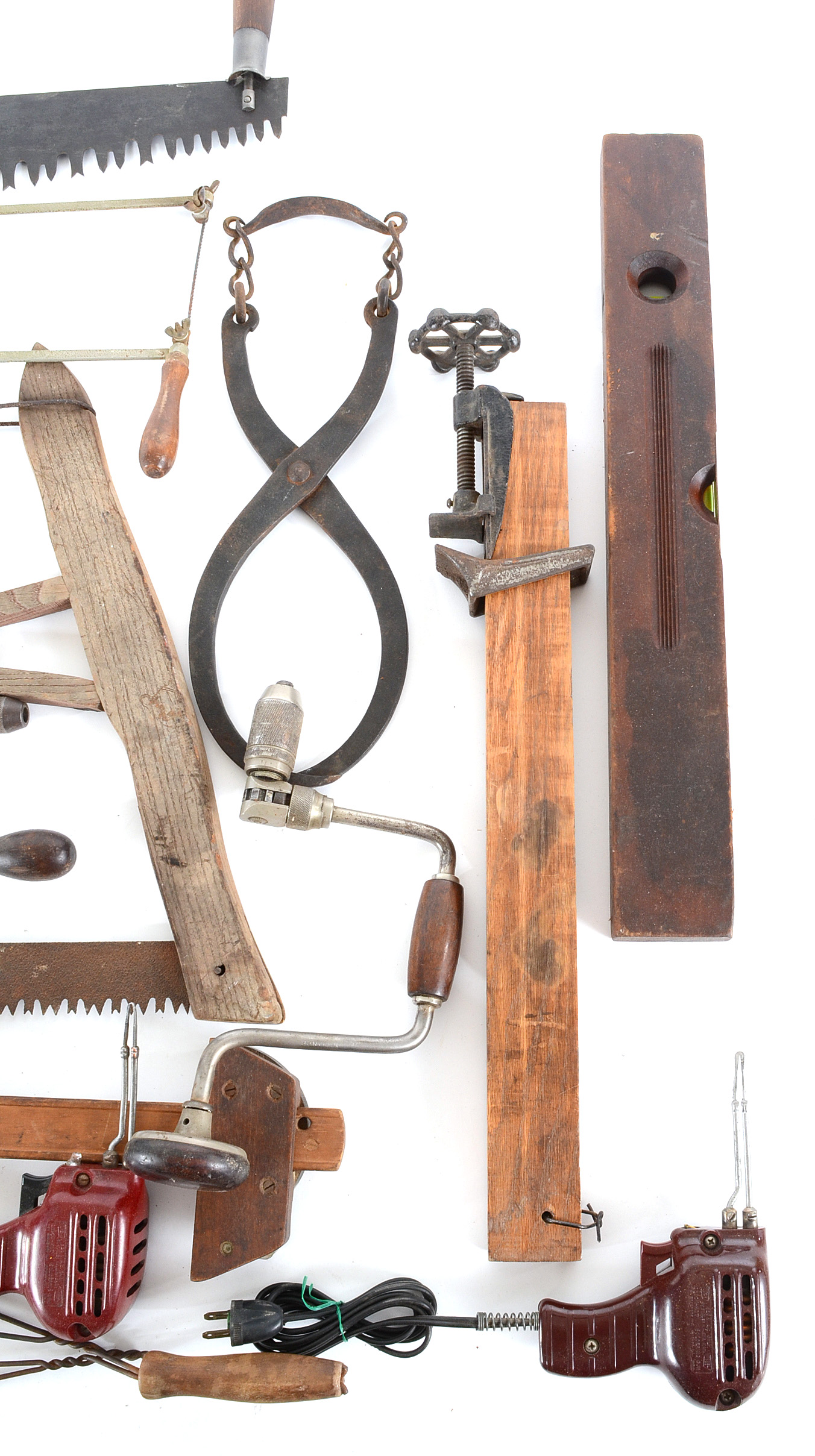 Collection of Vintage Saws and Tools