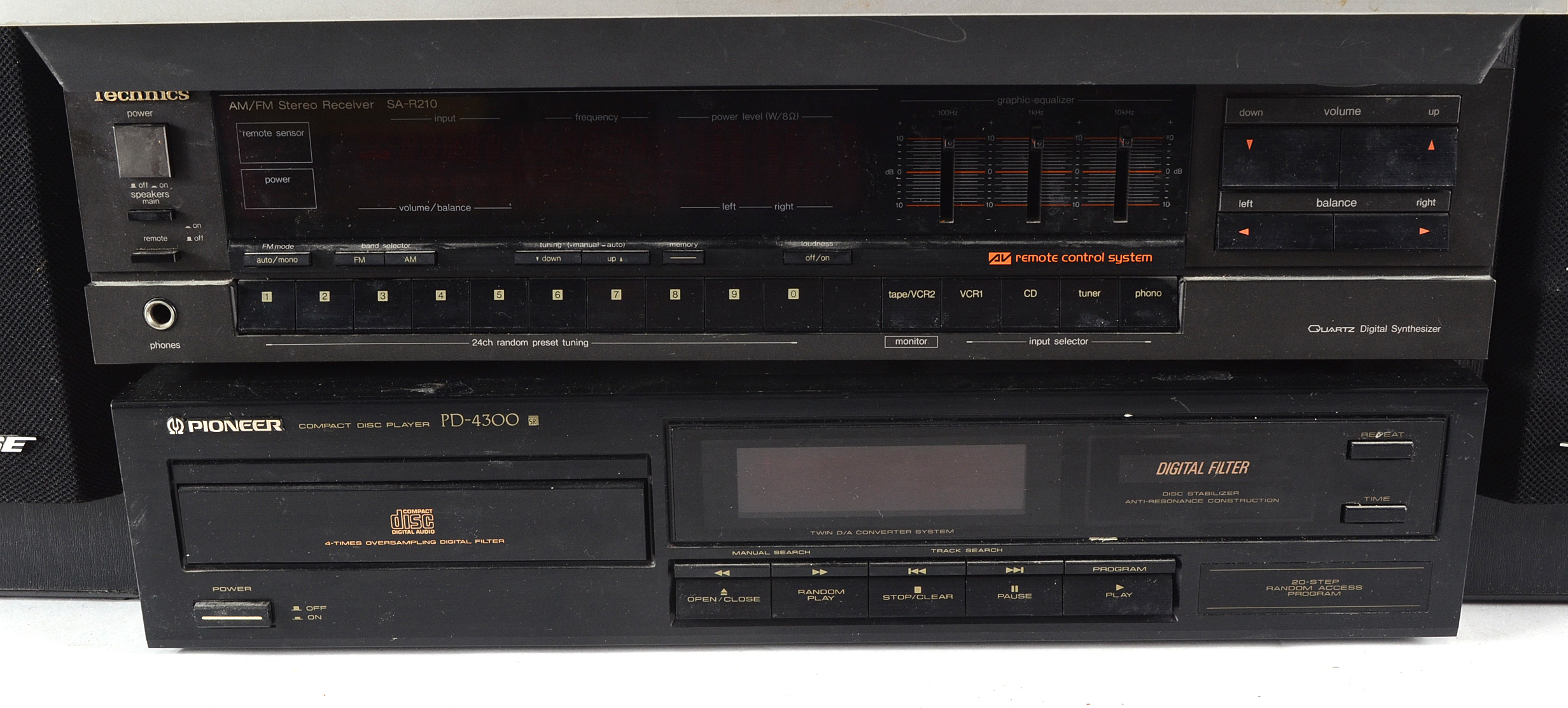 Pioneer Turntable, Technics Receiver and Other Stereo Components