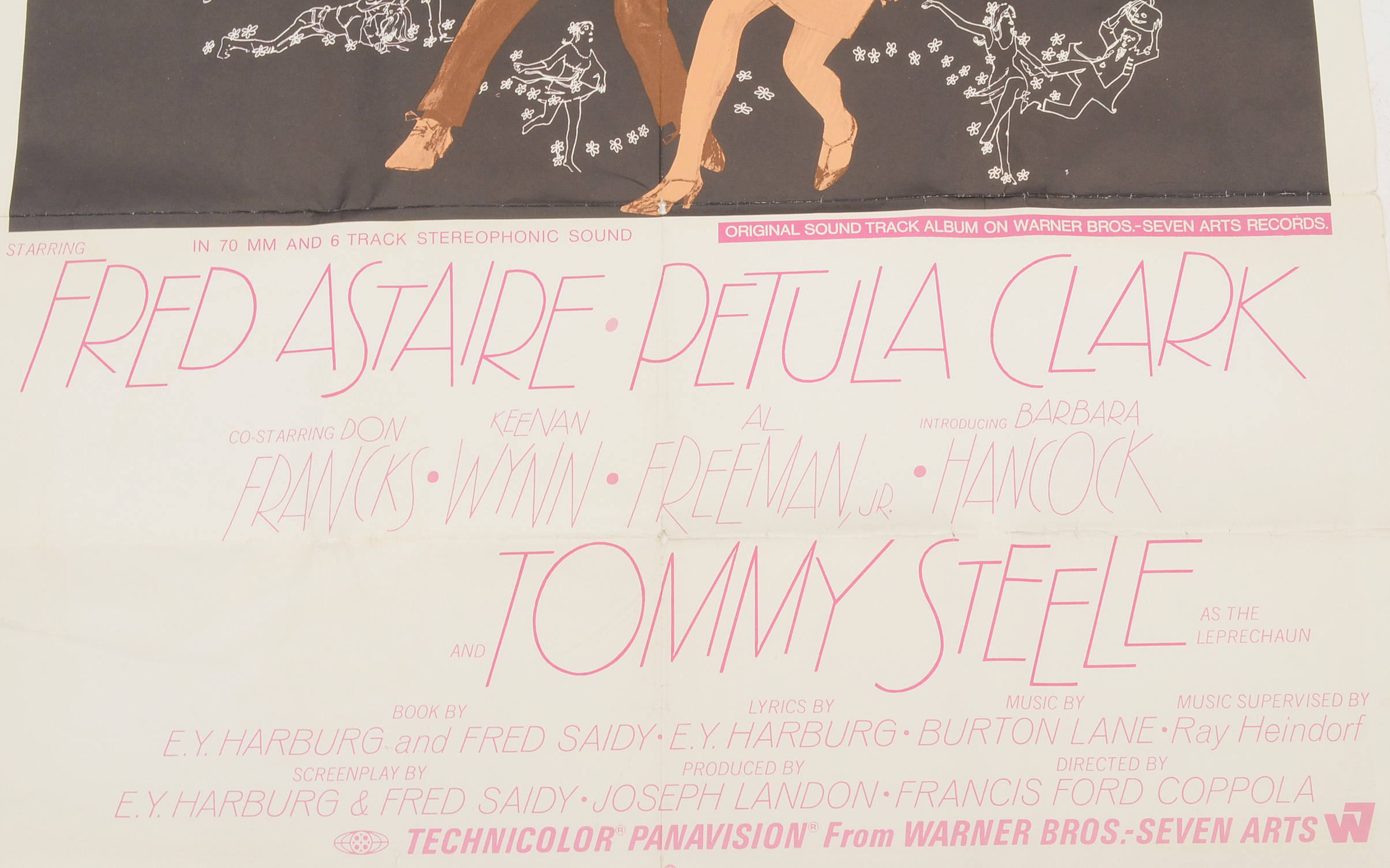 1968 "Finian's Rainbow" Movie Poster