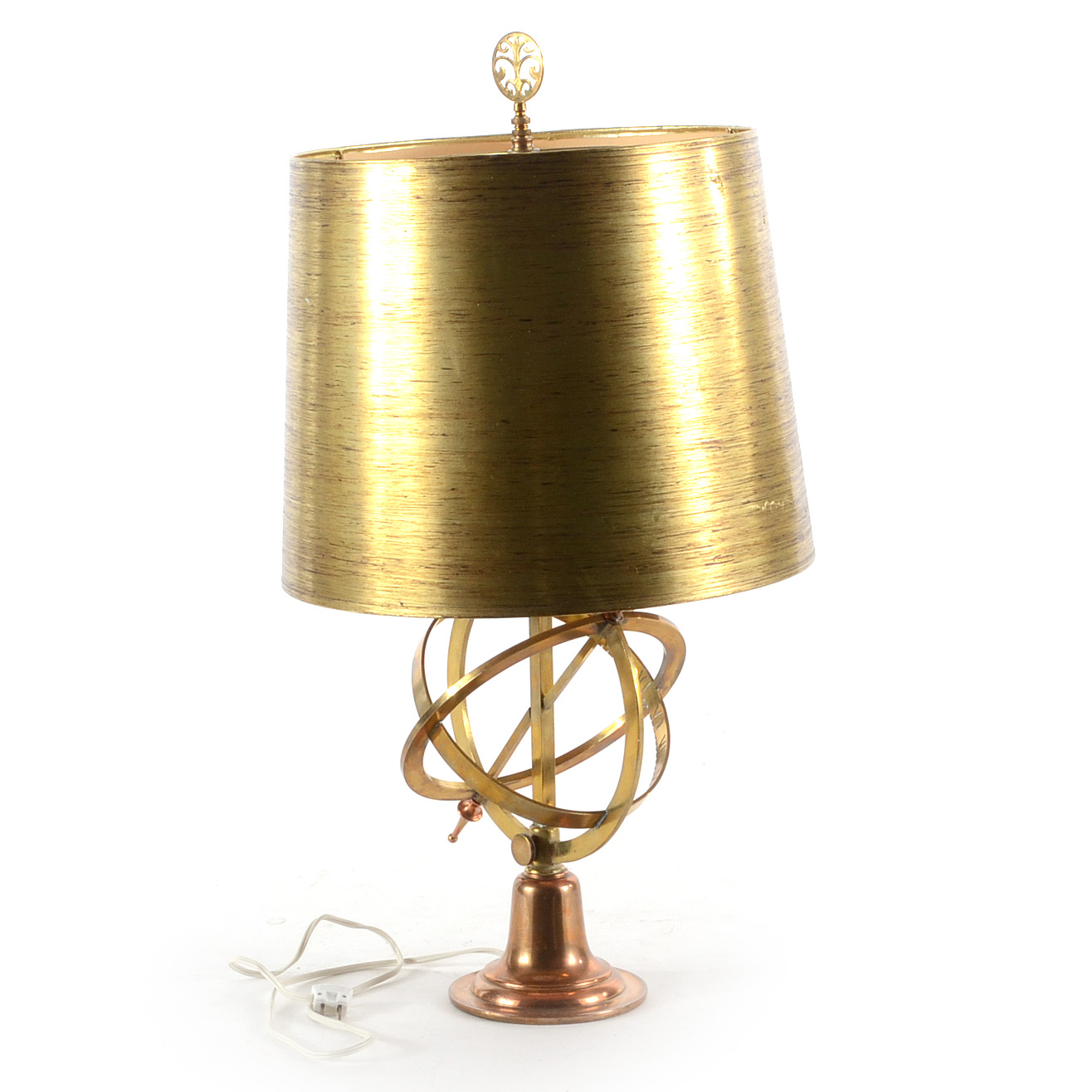 Mid-Century Brass and Gold Tone Lamp