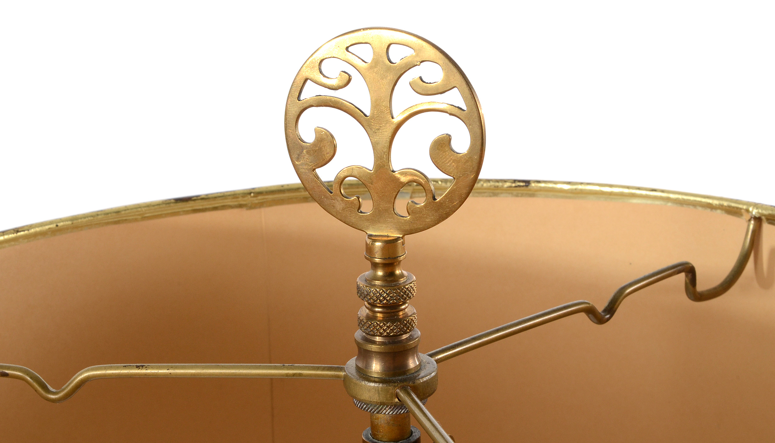 Mid-Century Brass and Gold Tone Lamp