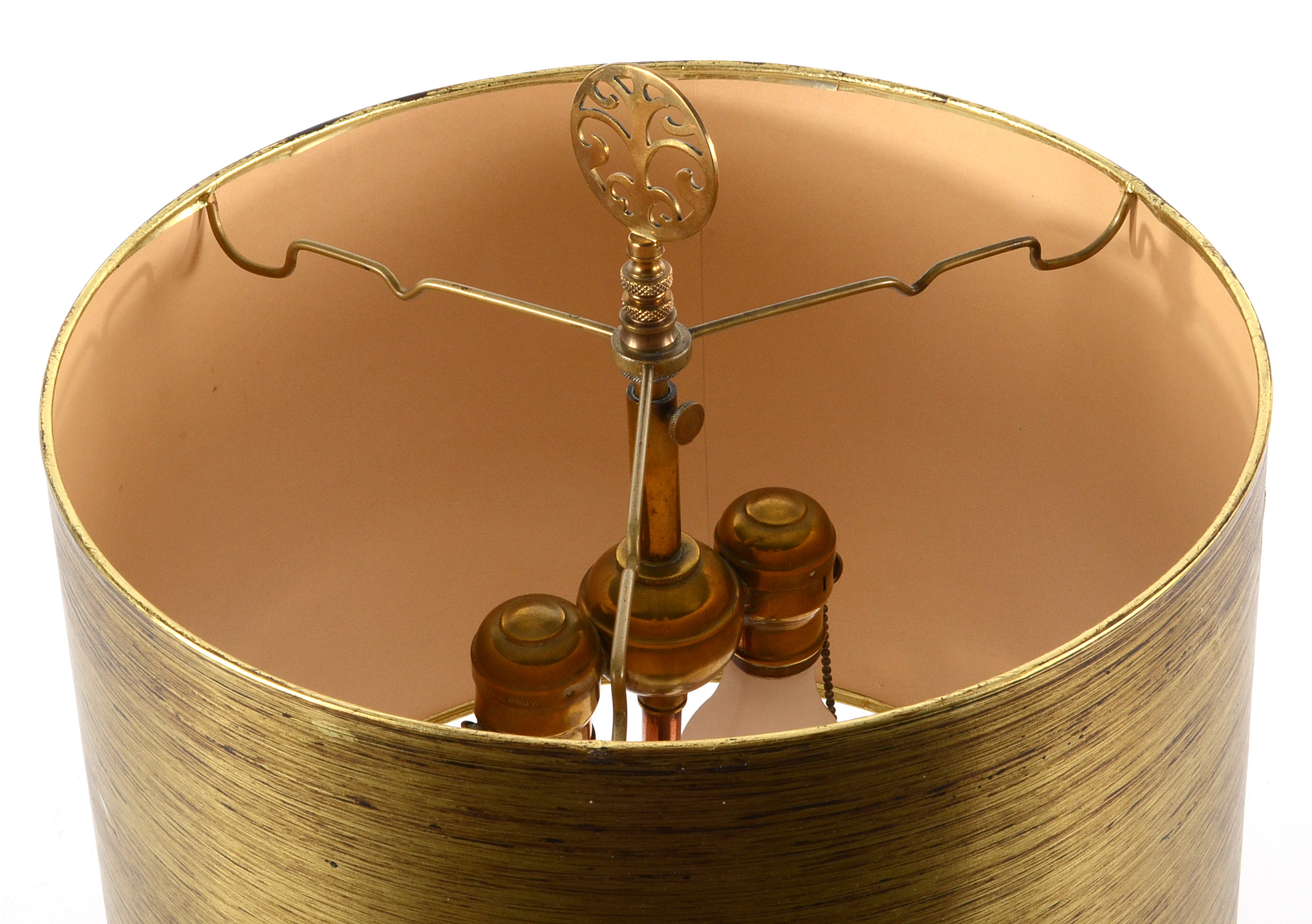 Mid-Century Brass and Gold Tone Lamp