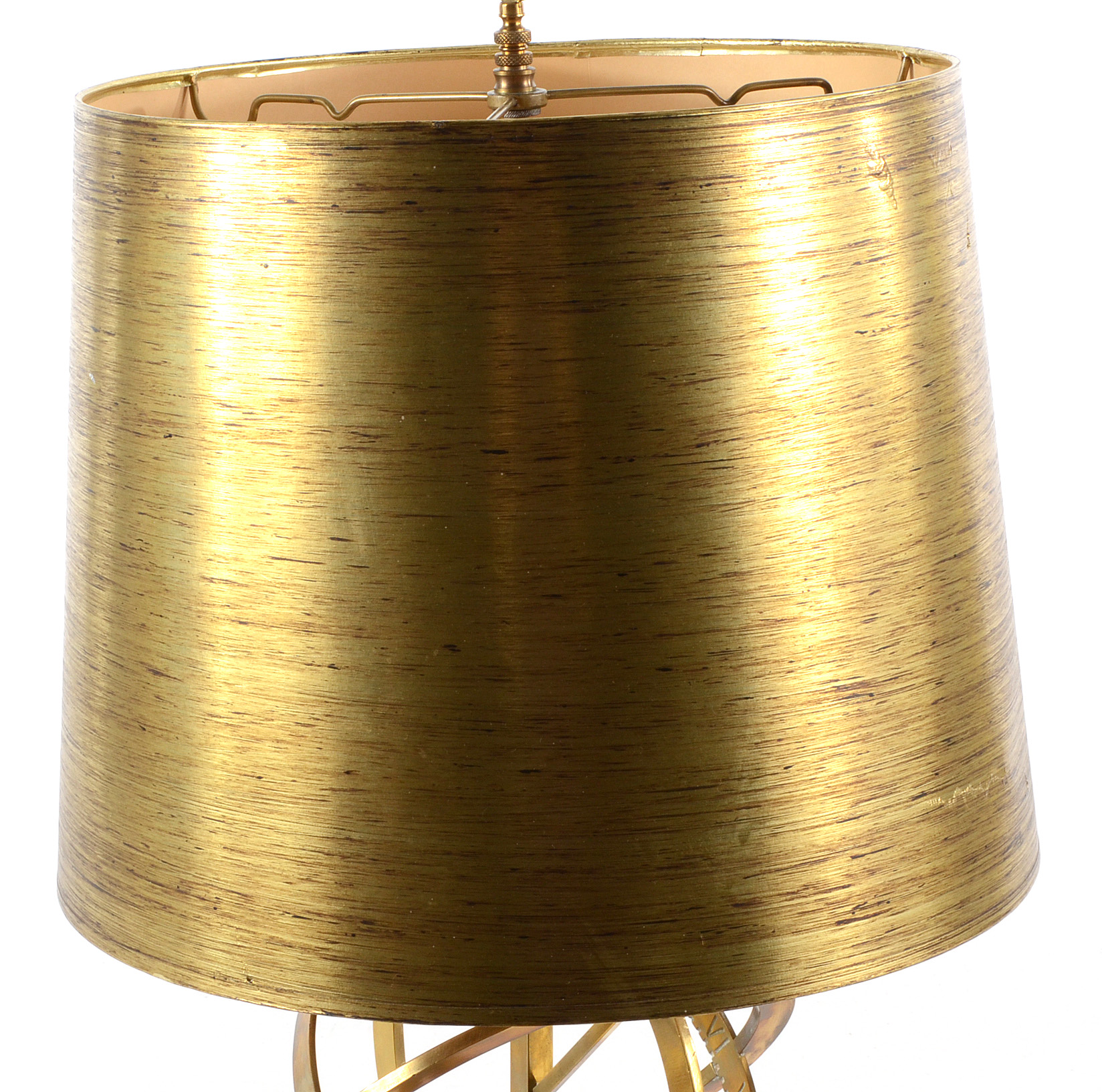 Mid-Century Brass and Gold Tone Lamp