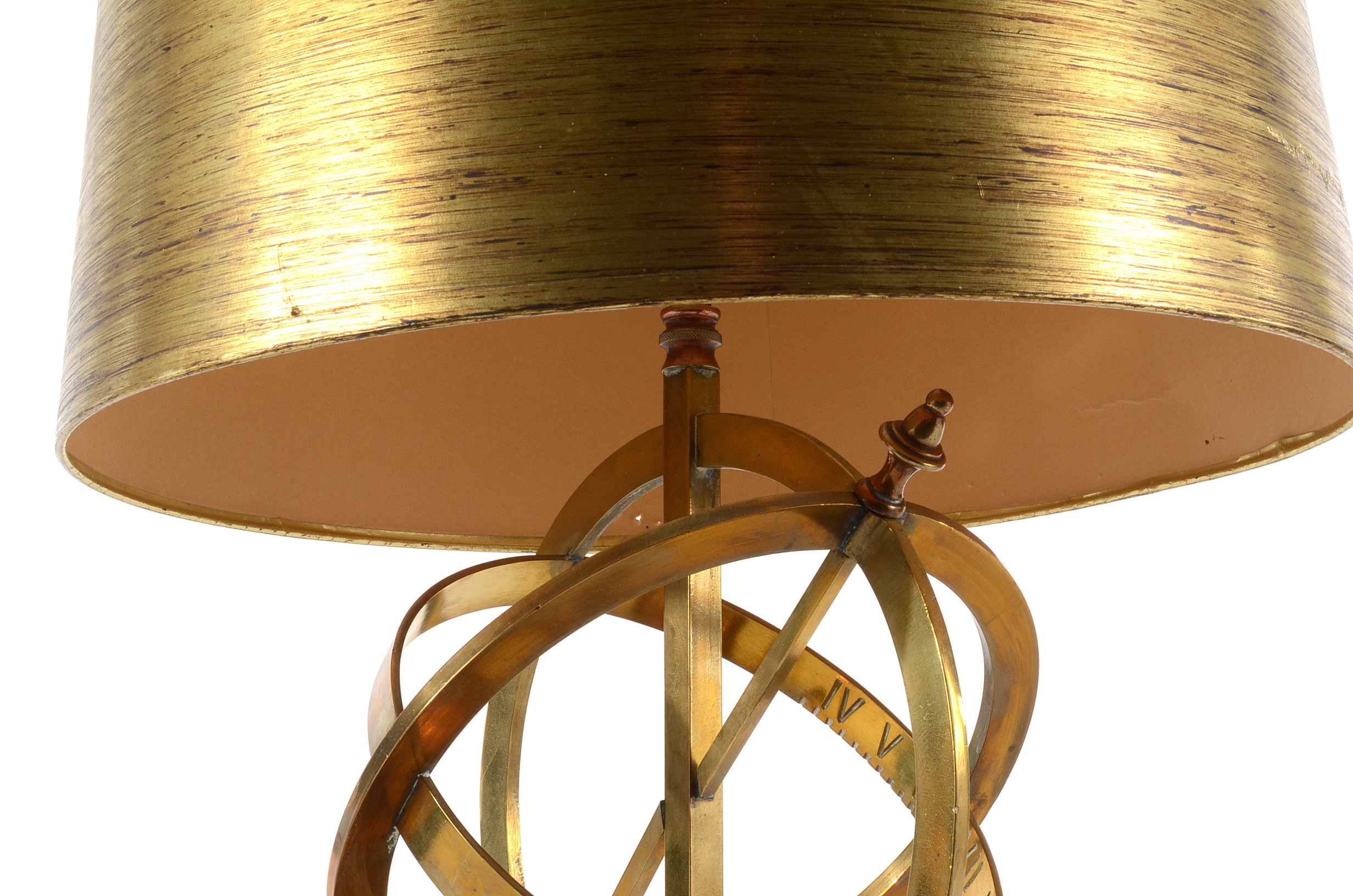 Mid-Century Brass and Gold Tone Lamp