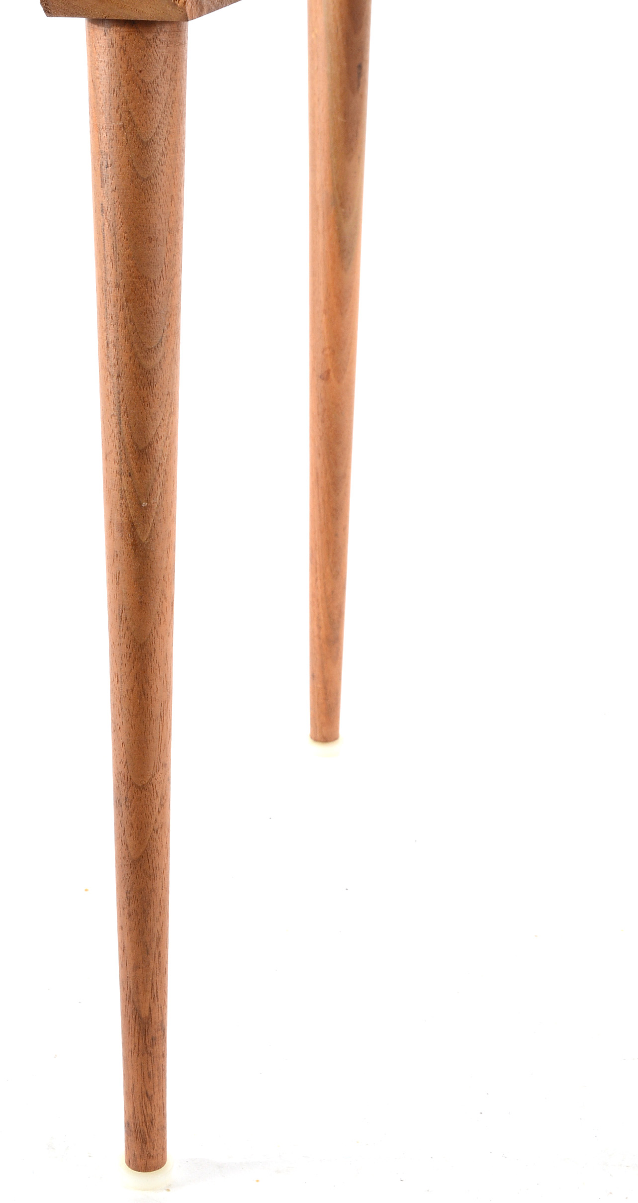 White Laminate End Table