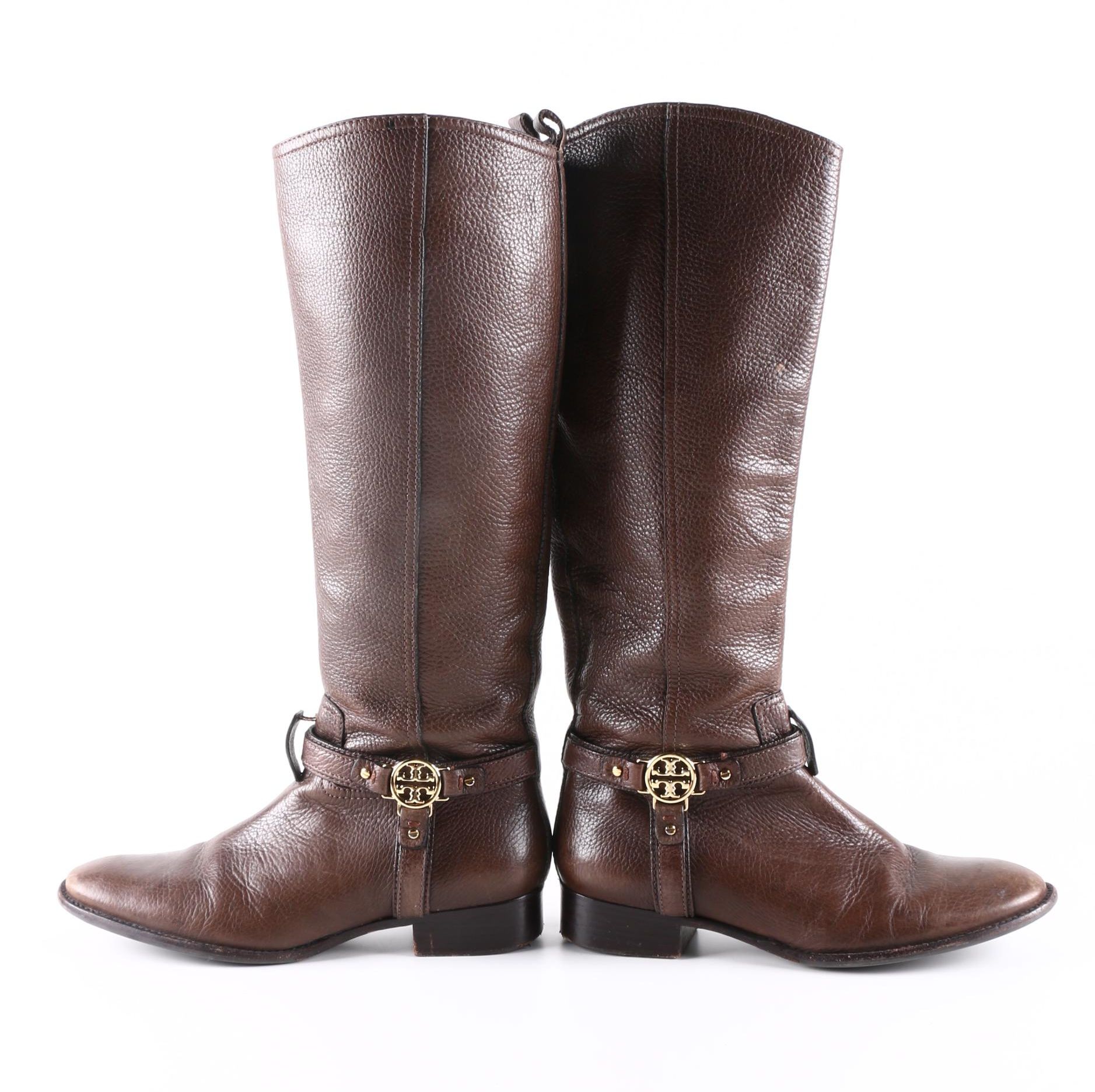 Tory Burch Brown Leather Boots
