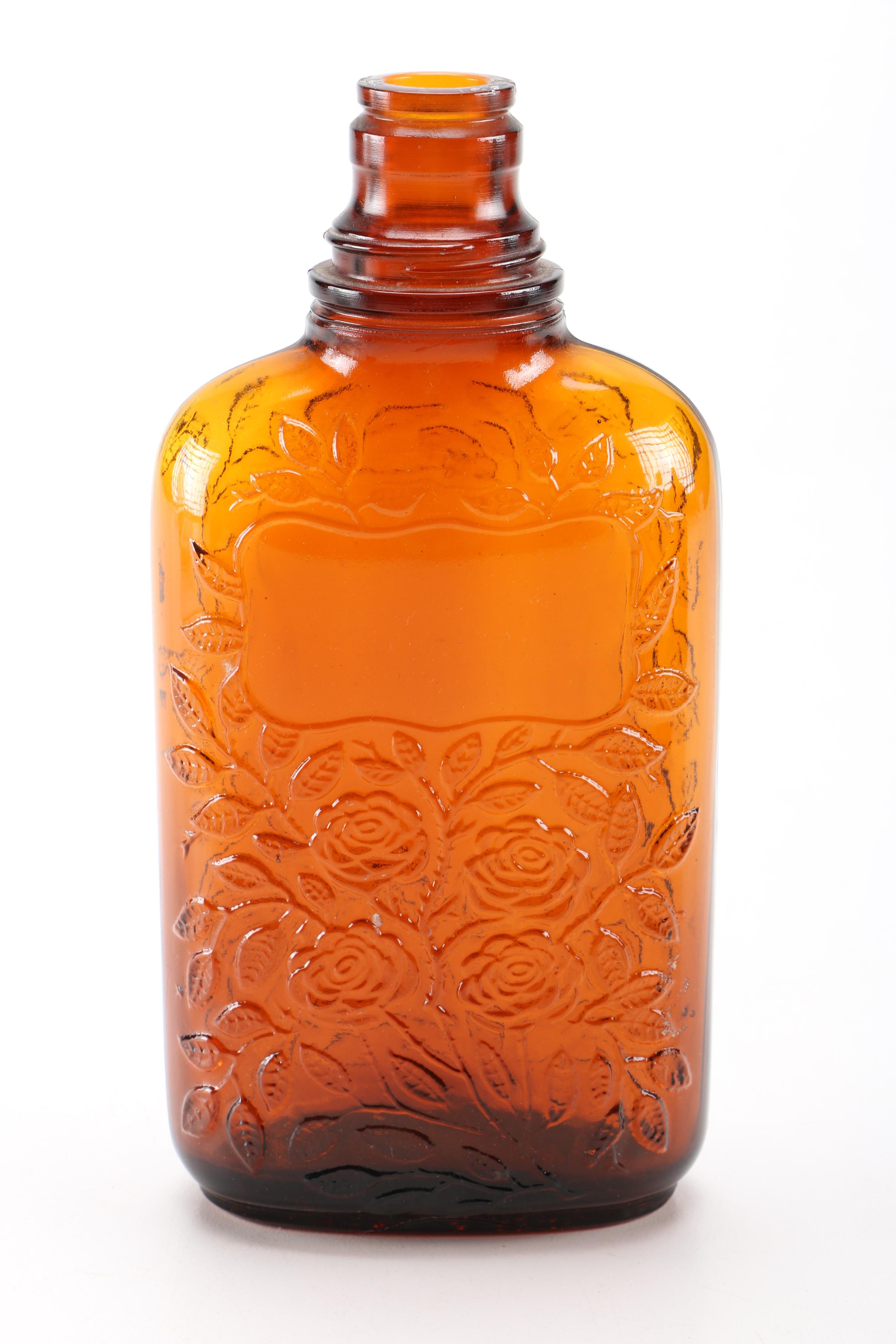 Amber Tint Glass Bottles